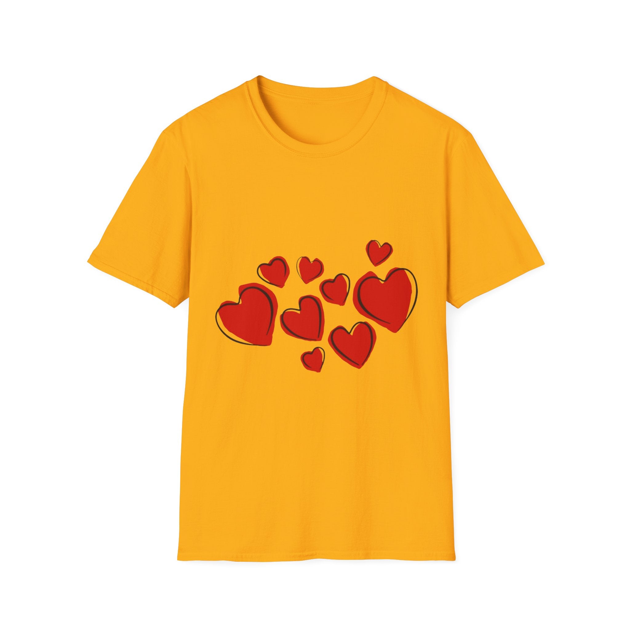 Valentine's Day Hearts Unisex Softstyle T-Shirt