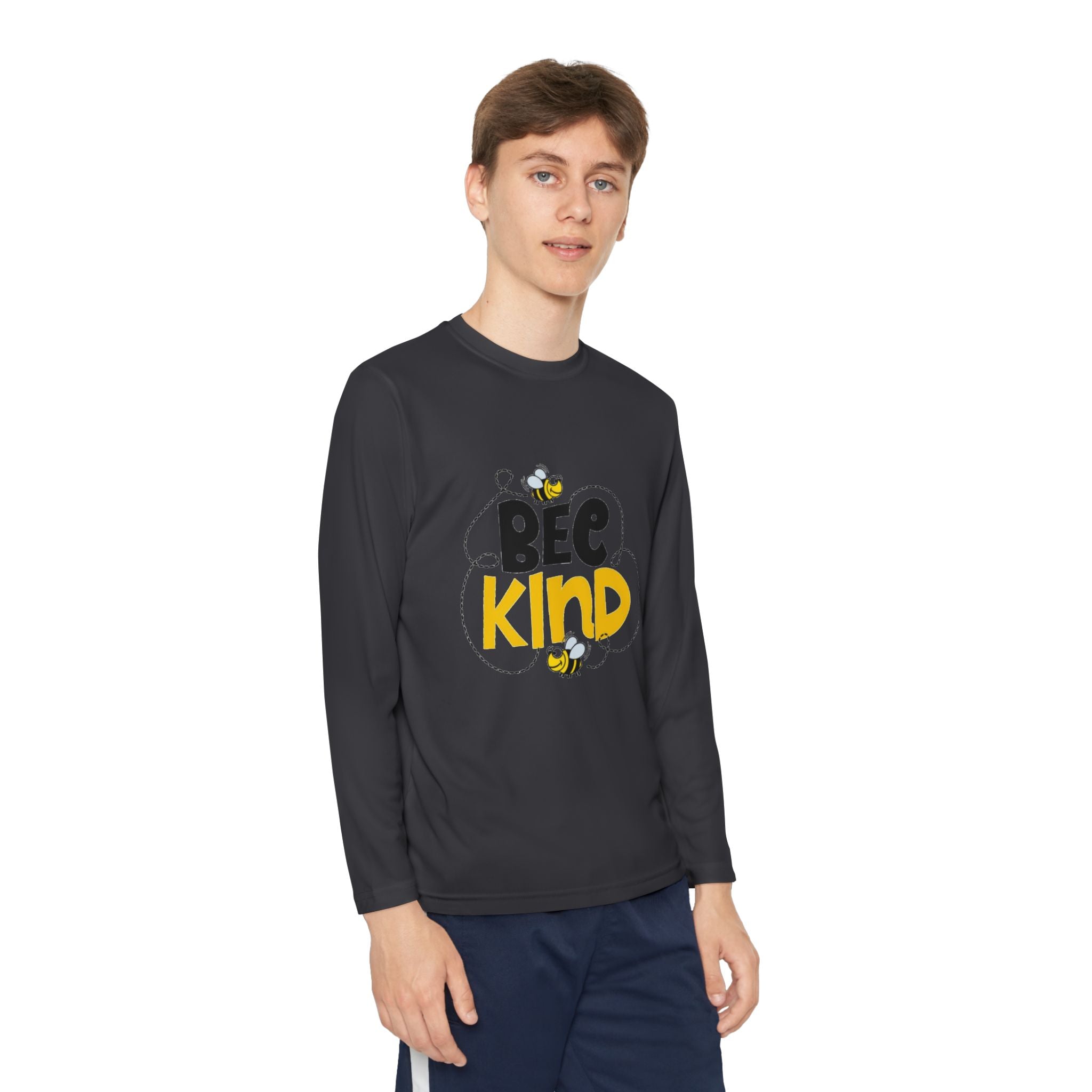 Bee Kind Youth Long Sleeve Competitor T-Shirt