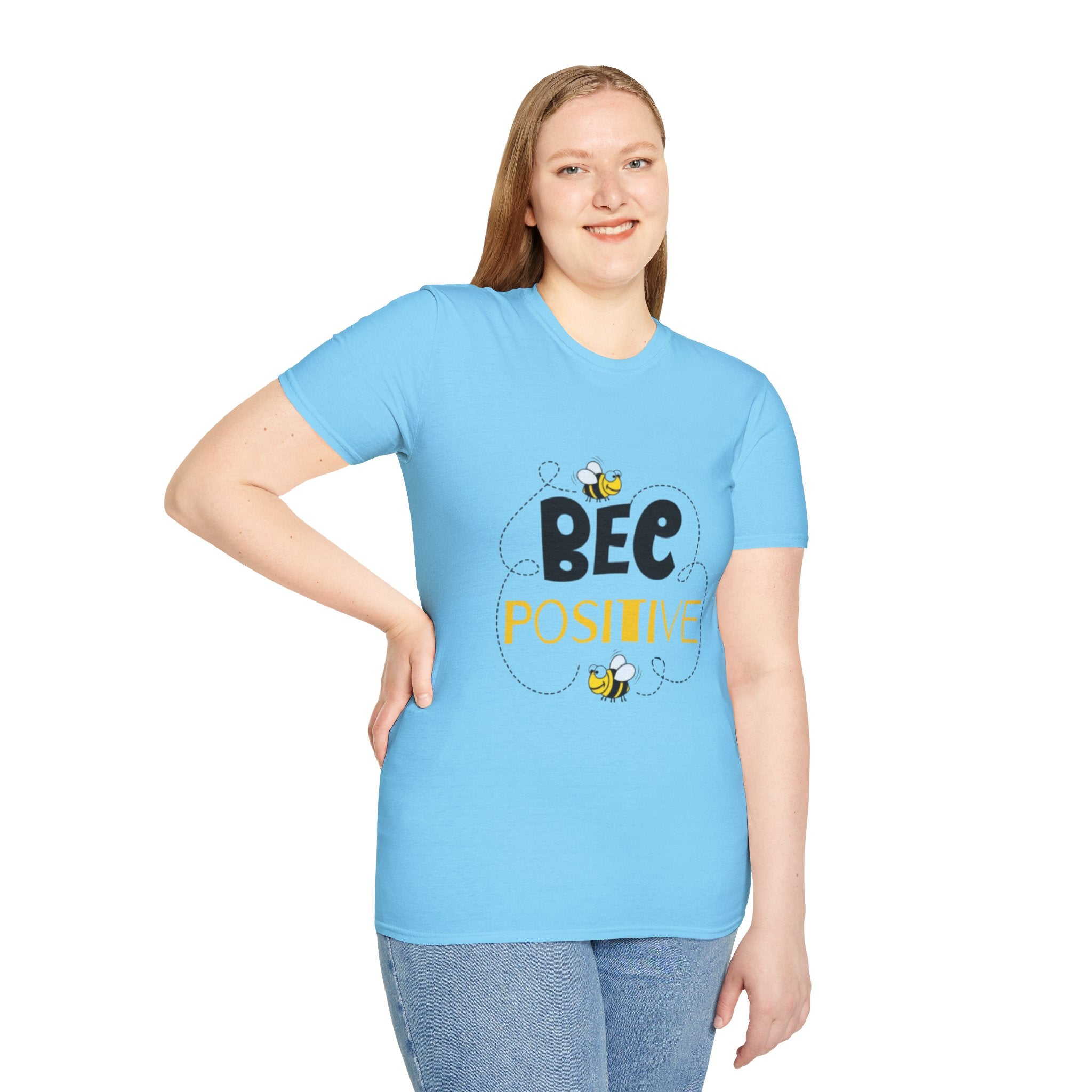 Bee Positive Unisex Softstyle T-Shirt