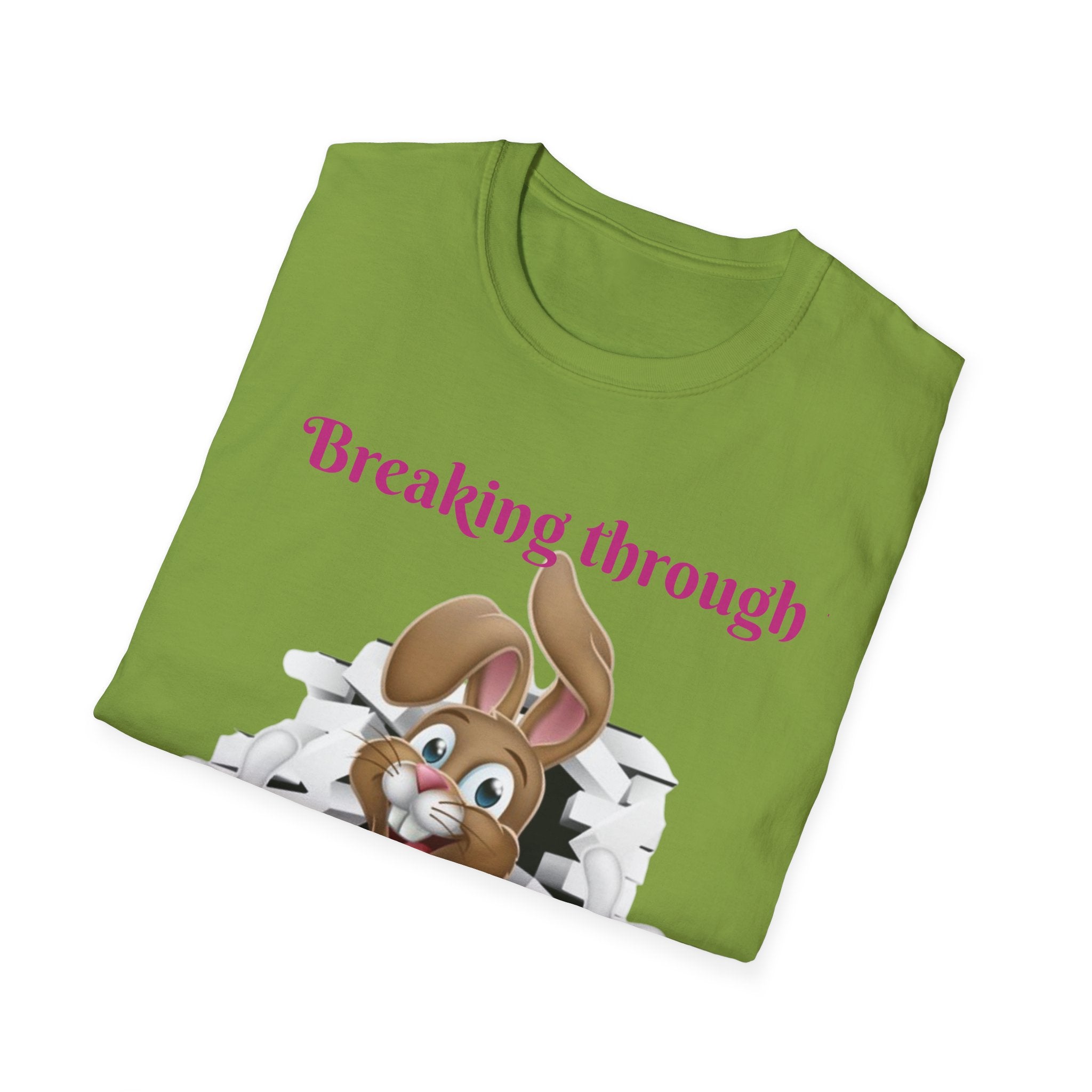 Breaking Through To Bring You Smiles Unisex Softstyle T-Shirt