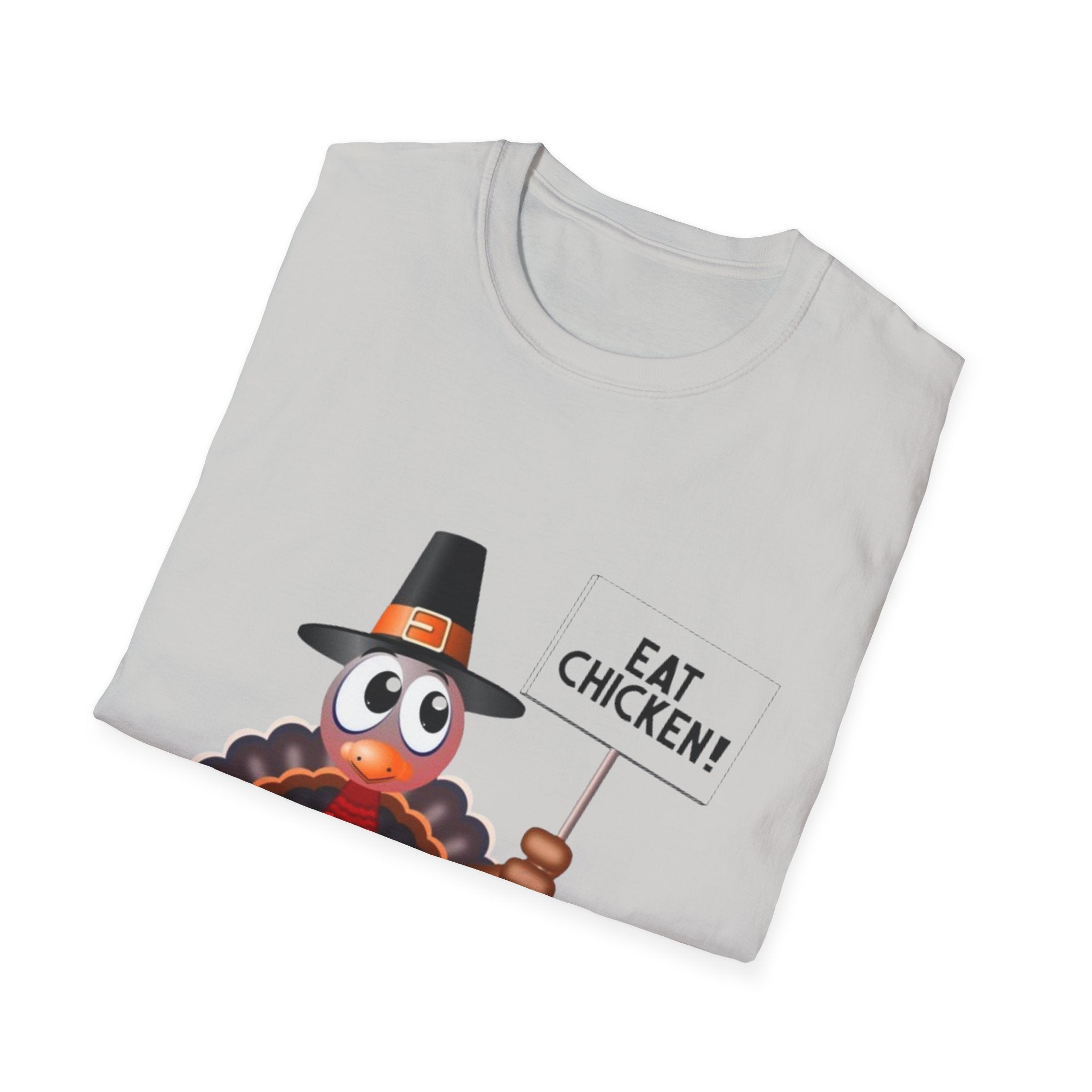 Eat Chicken Unisex Softstyle T-Shirt