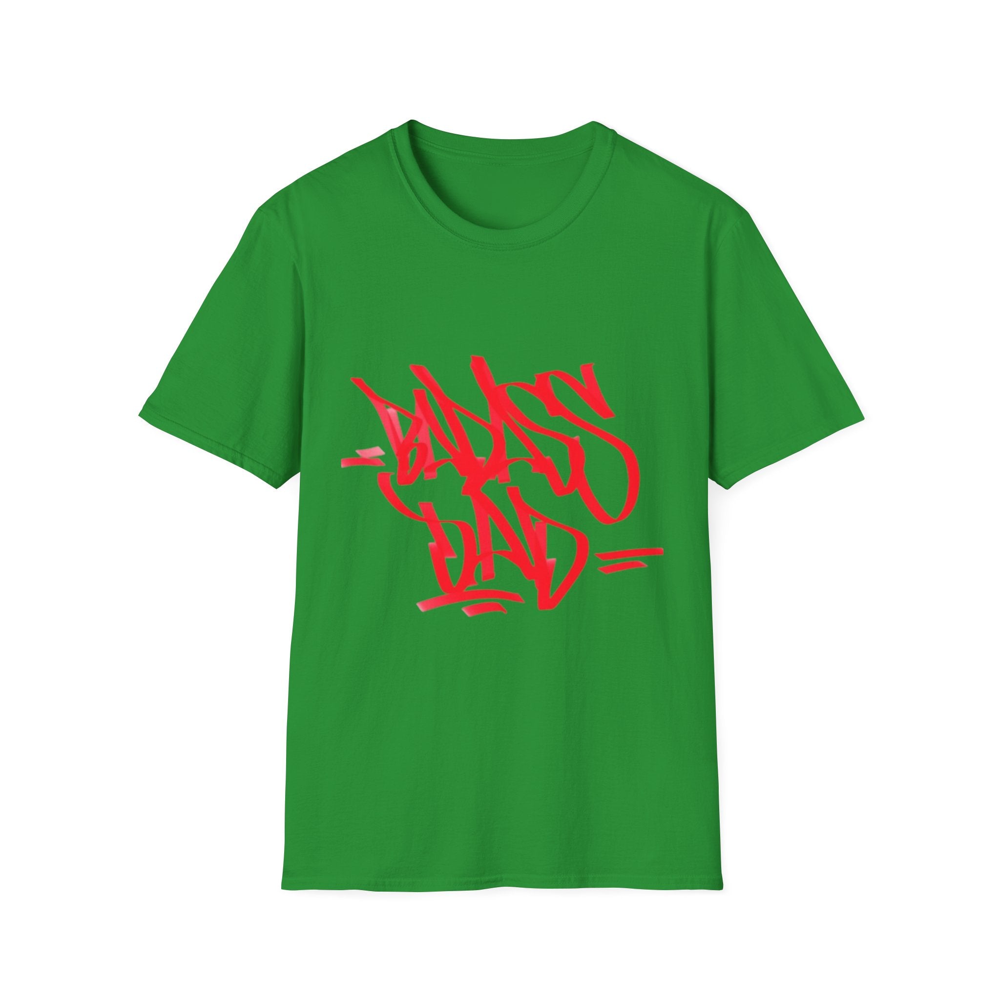 Red Graffiti Style Unisex Softstyle T-Shirt