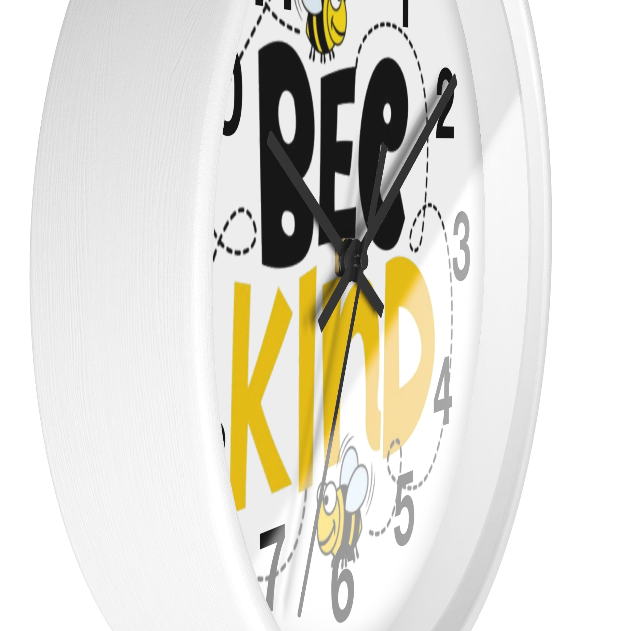 Bee Kind Inspirational Wall Clock