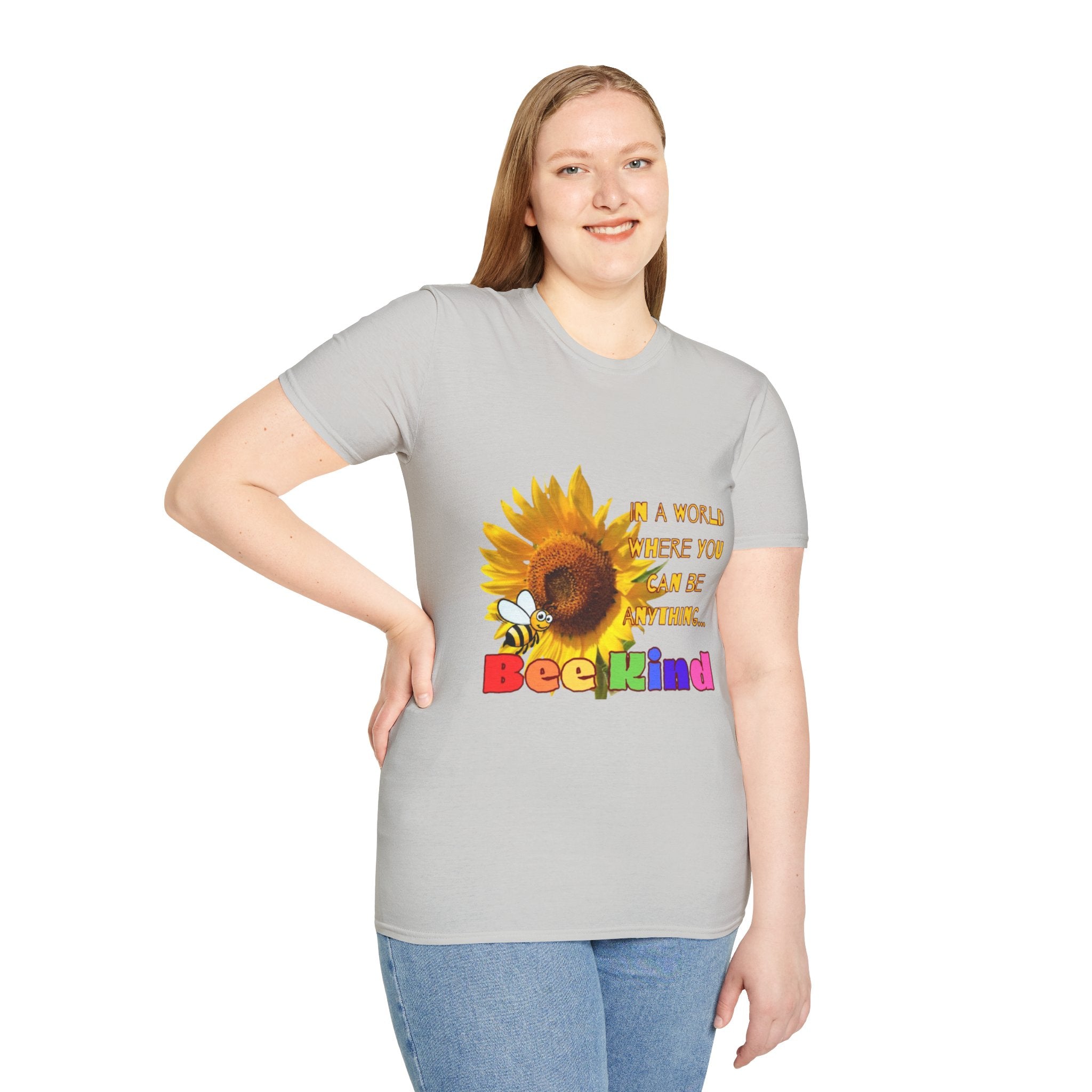 Bee Kind Sunflower Unisex Softstyle T-Shirt