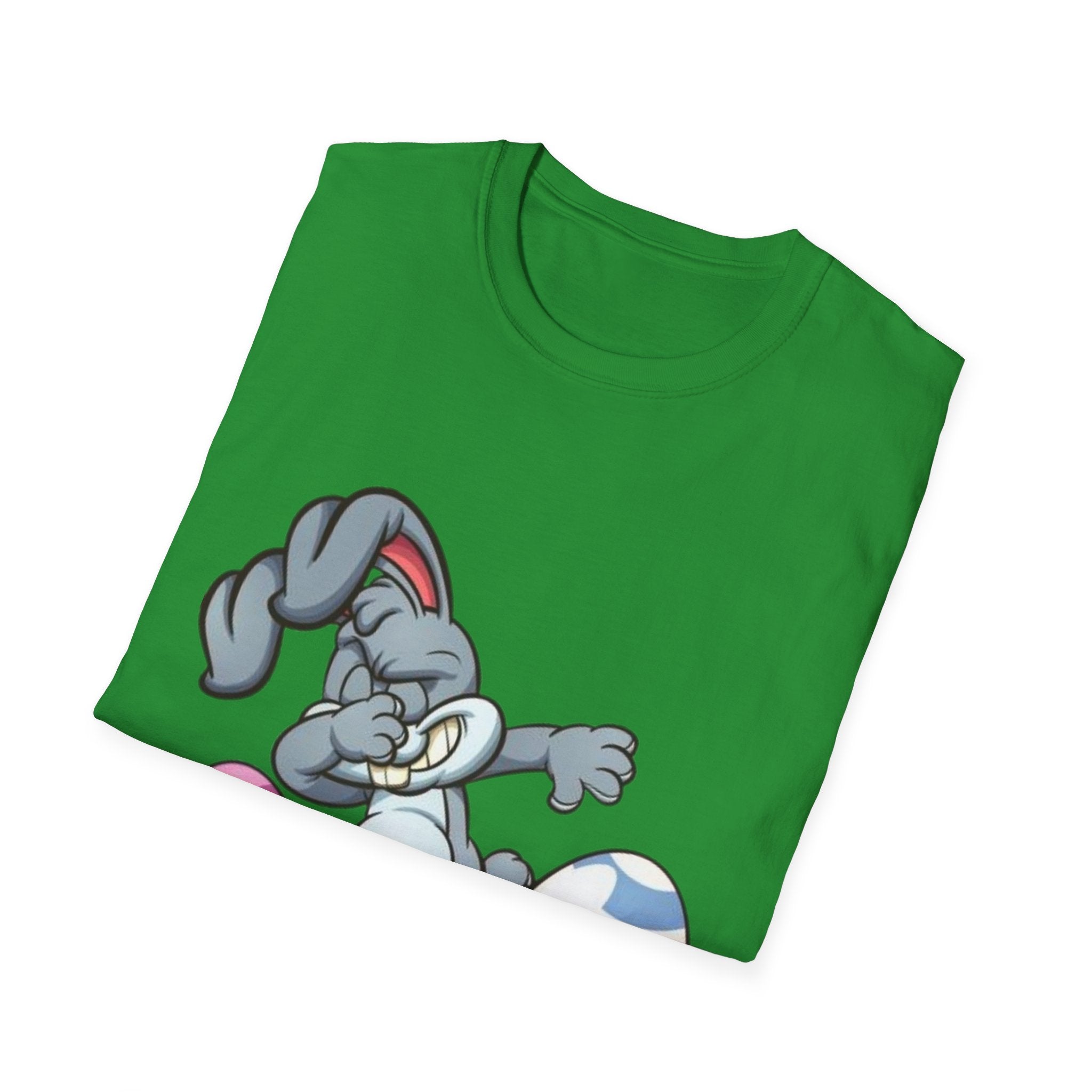 Dabbing Easter Bunny Unisex Softstyle T-Shirt