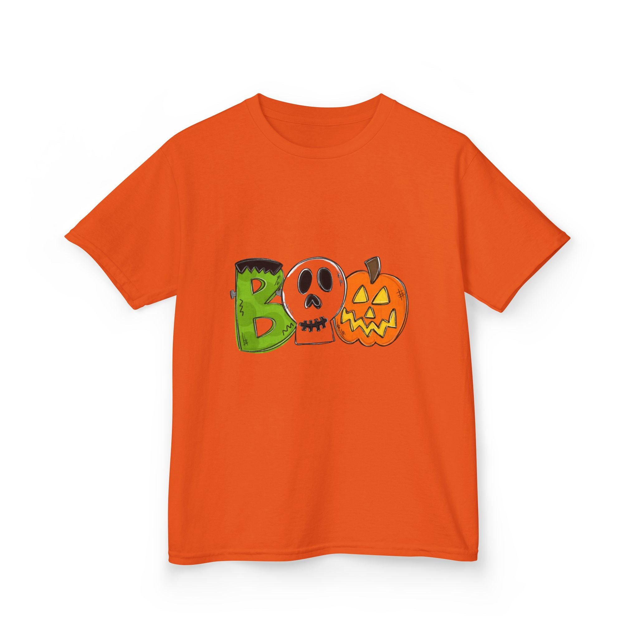 Halloween BOO Kids Short Sleeve T-Shirt