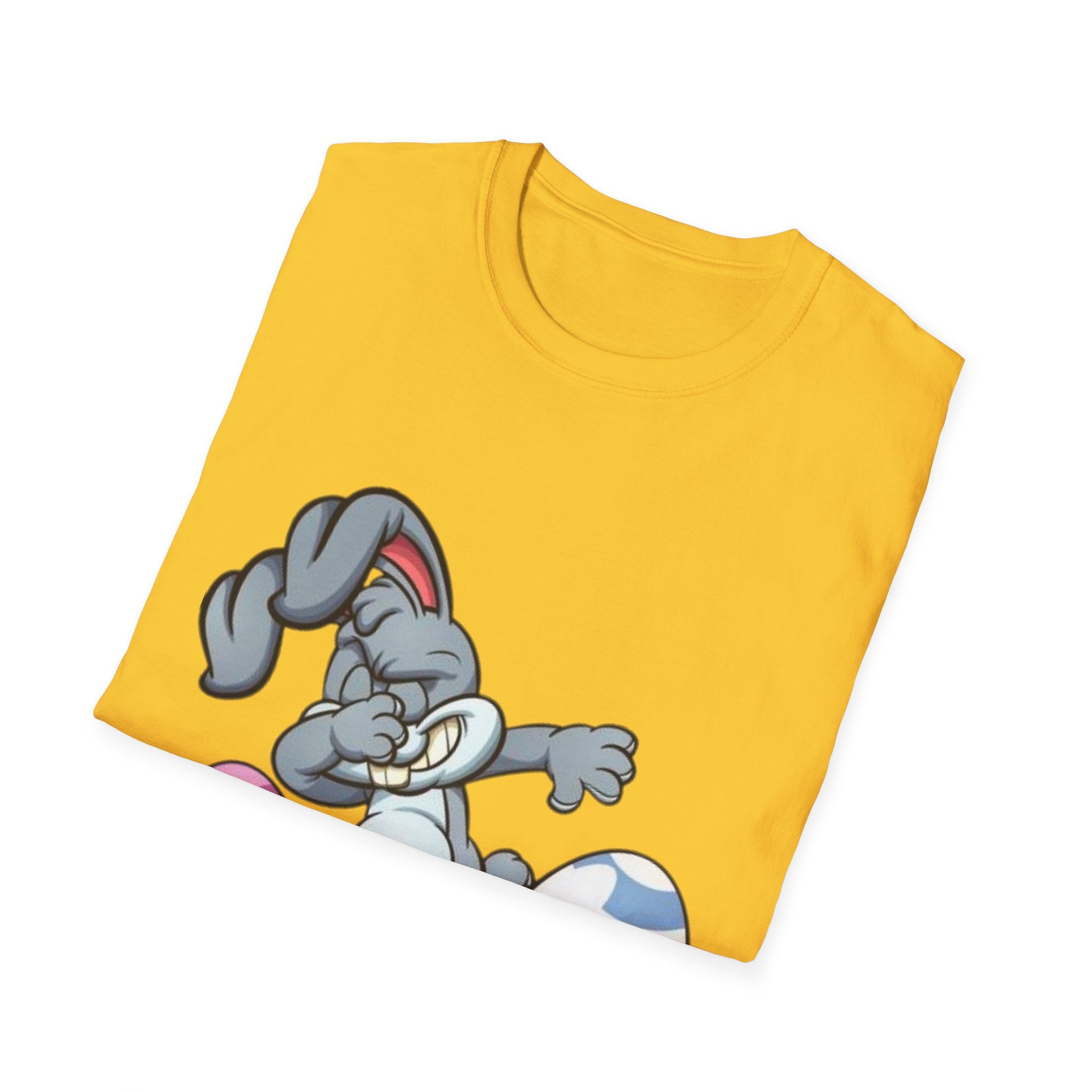 Dabbing Easter Bunny Unisex Softstyle T-Shirt