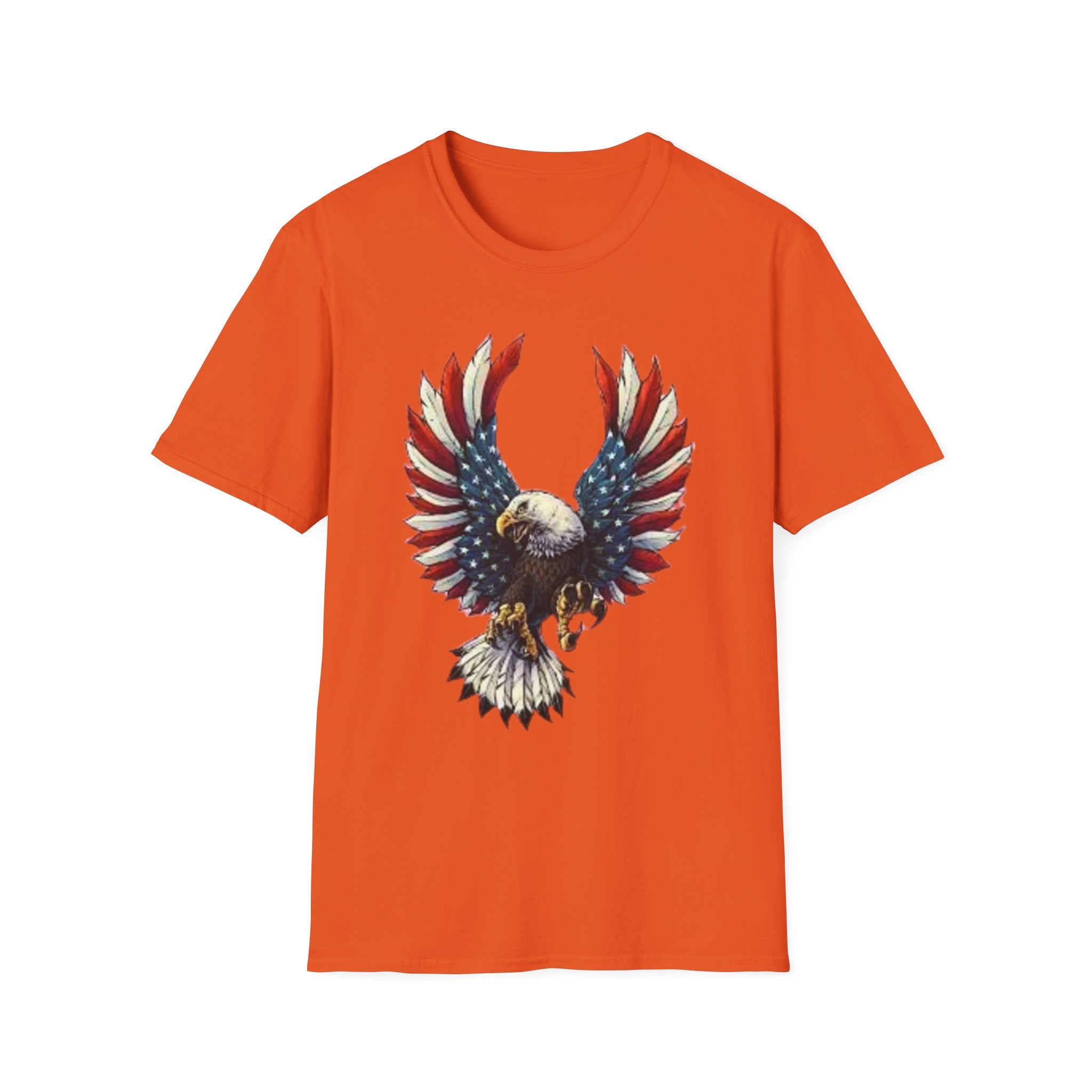 Patriotic Eagle Unisex Softstyle T-Shirt