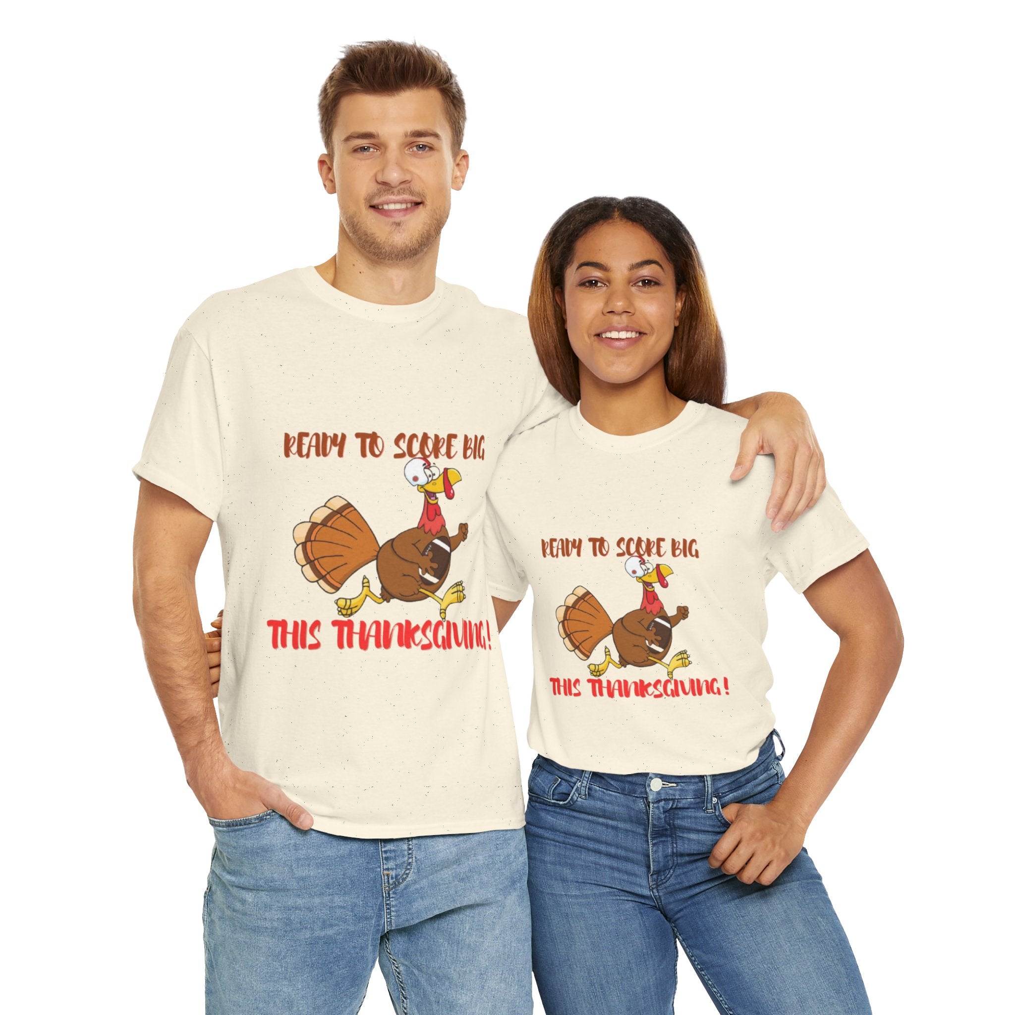Ready To Score Big This Thanksgiving Unisex Heavy Cotton T-Shirt