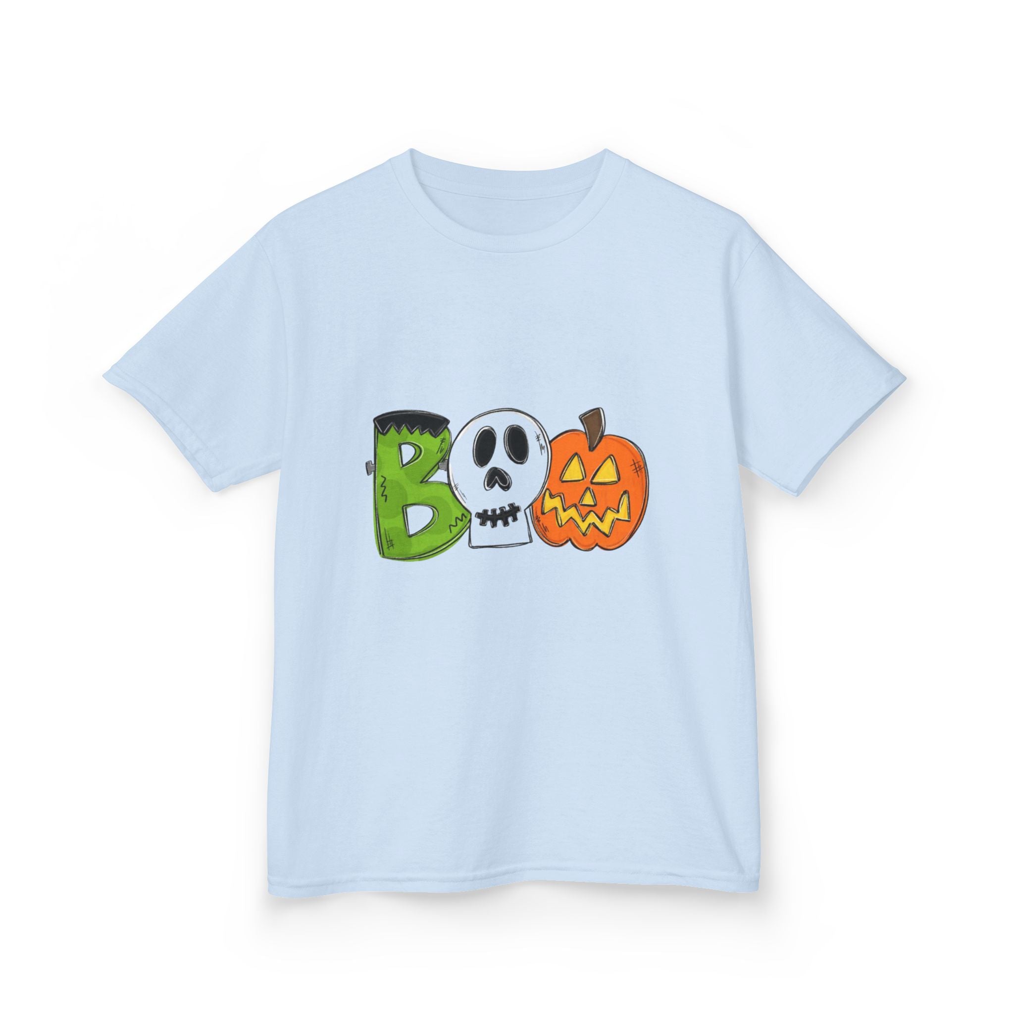 Halloween BOO Kids Short Sleeve T-Shirt