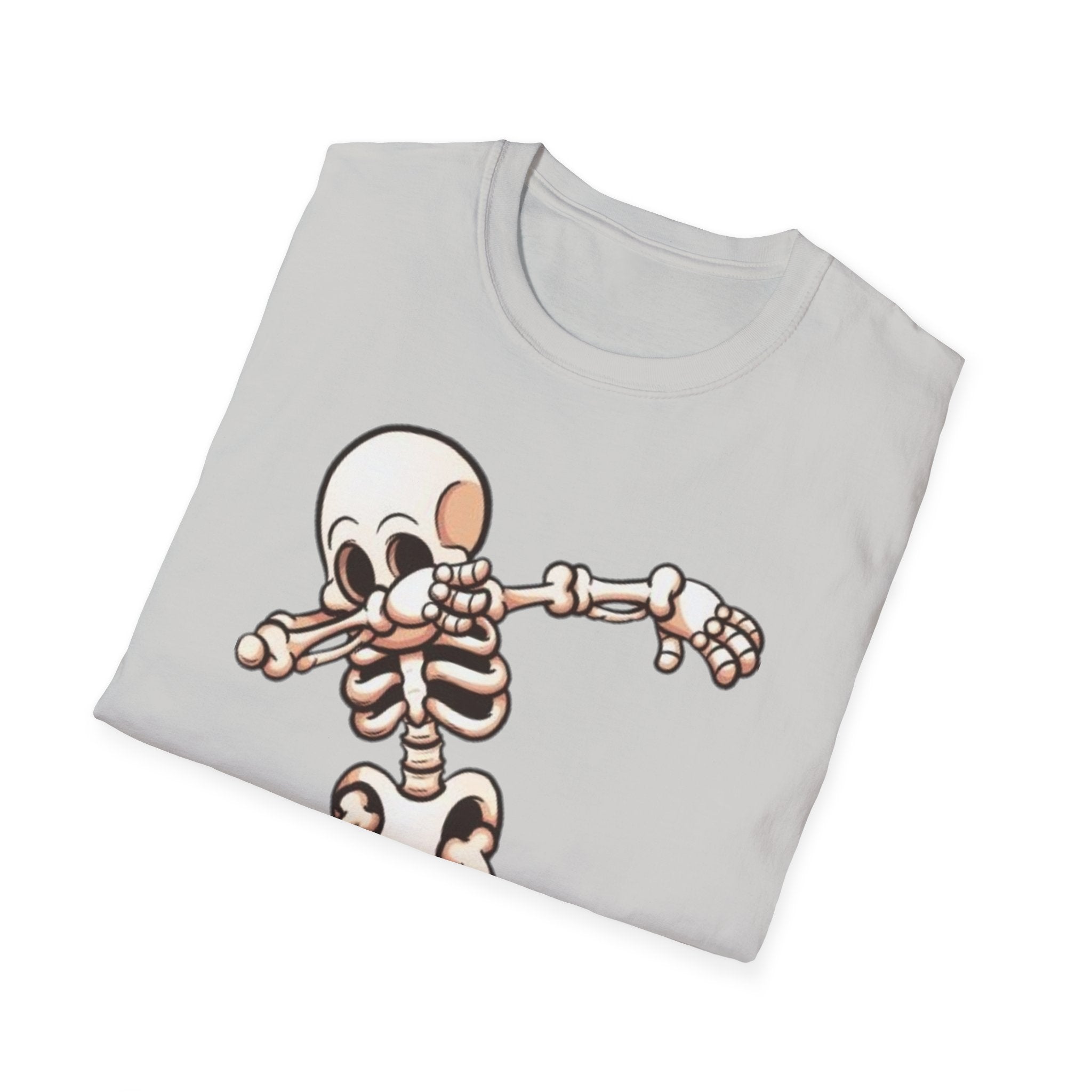 Dabbing Halloween Skeleton Unisex Softstyle T-Shirt