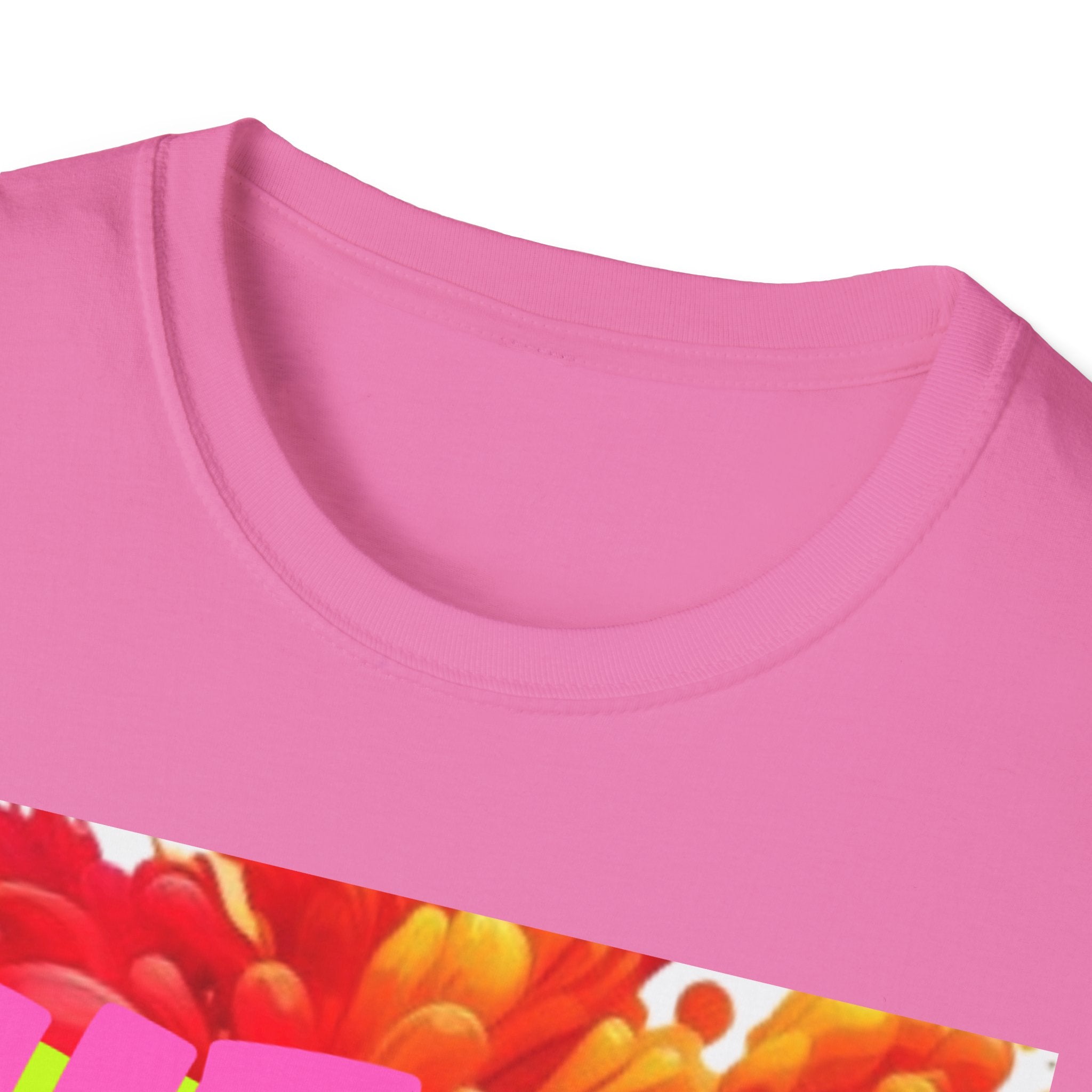 Hey I'm Gay! Heart Unisex Softstyle T-Shirt