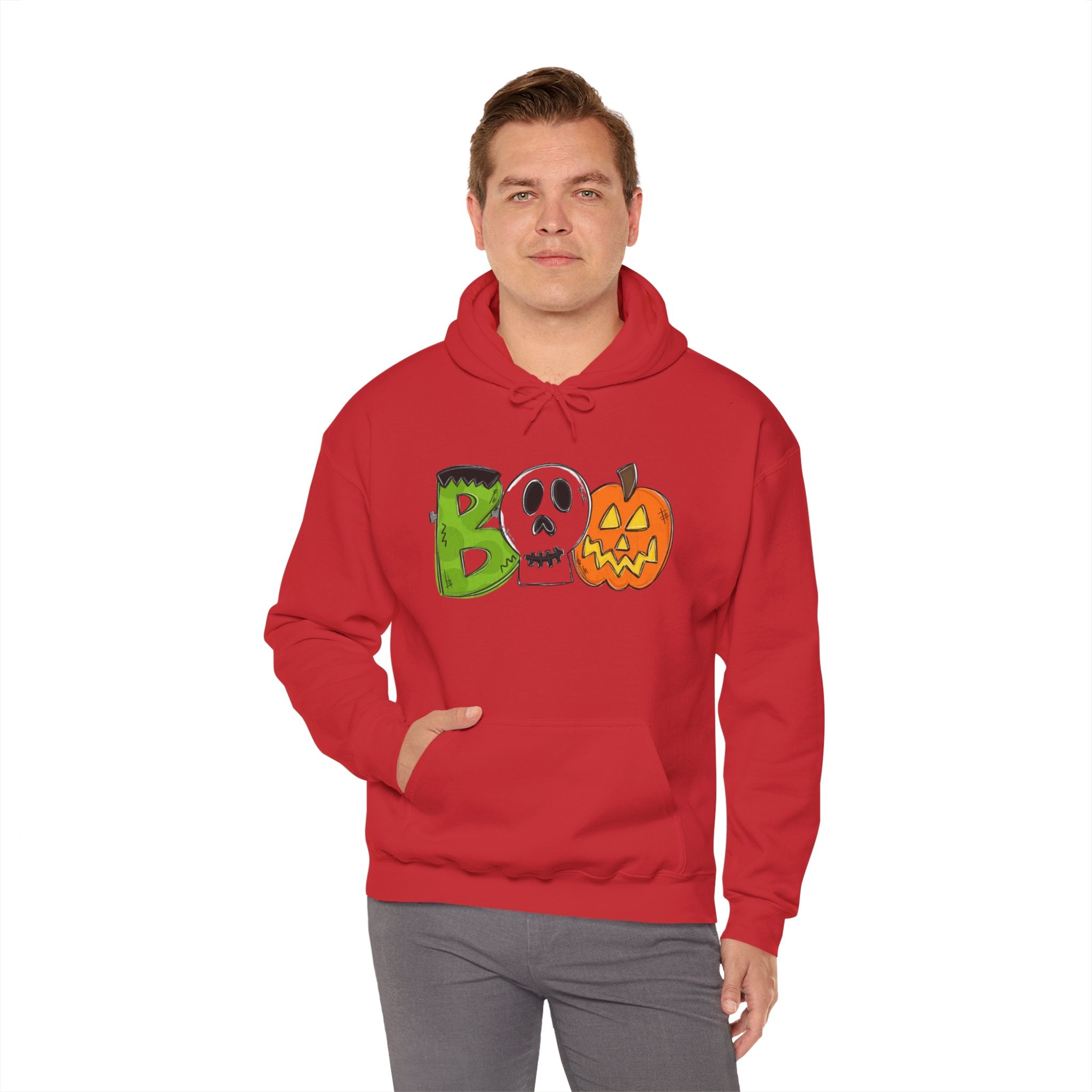 Halloween Boo Unisex Heavy Blend™ Hooded Sweatshirt