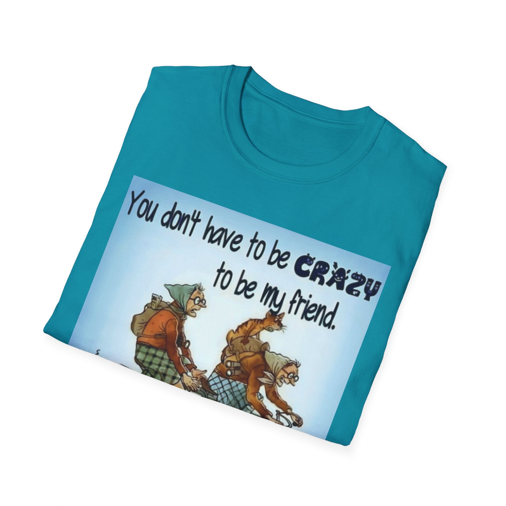 You Don't Have to be CRAZY to be my Friend, I'll Train You! Unisex Softstyle T-Shirt