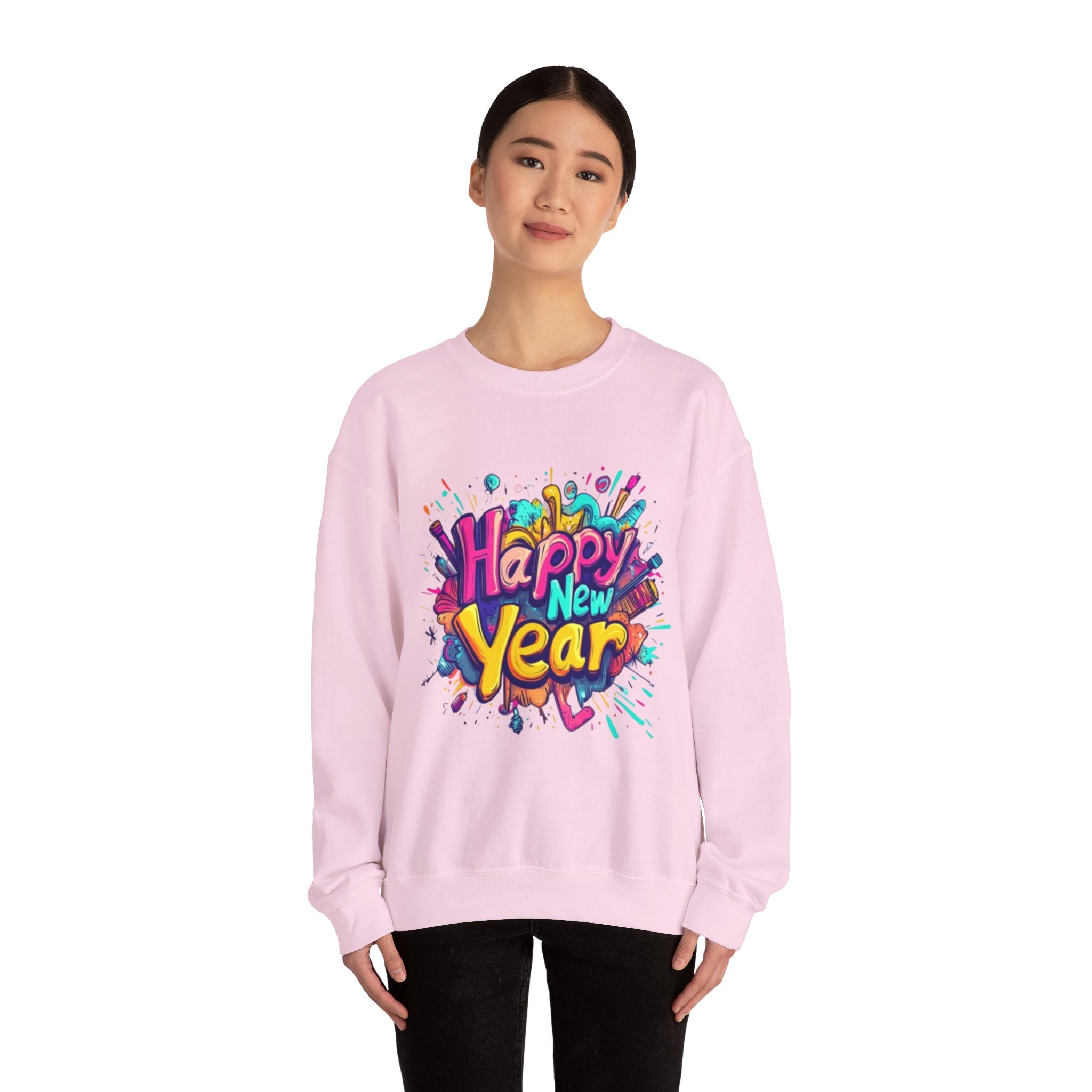 2026 Happy New Year DOUBLE SIDED Unisex Heavy Blend™ Crewneck Sweatshirt