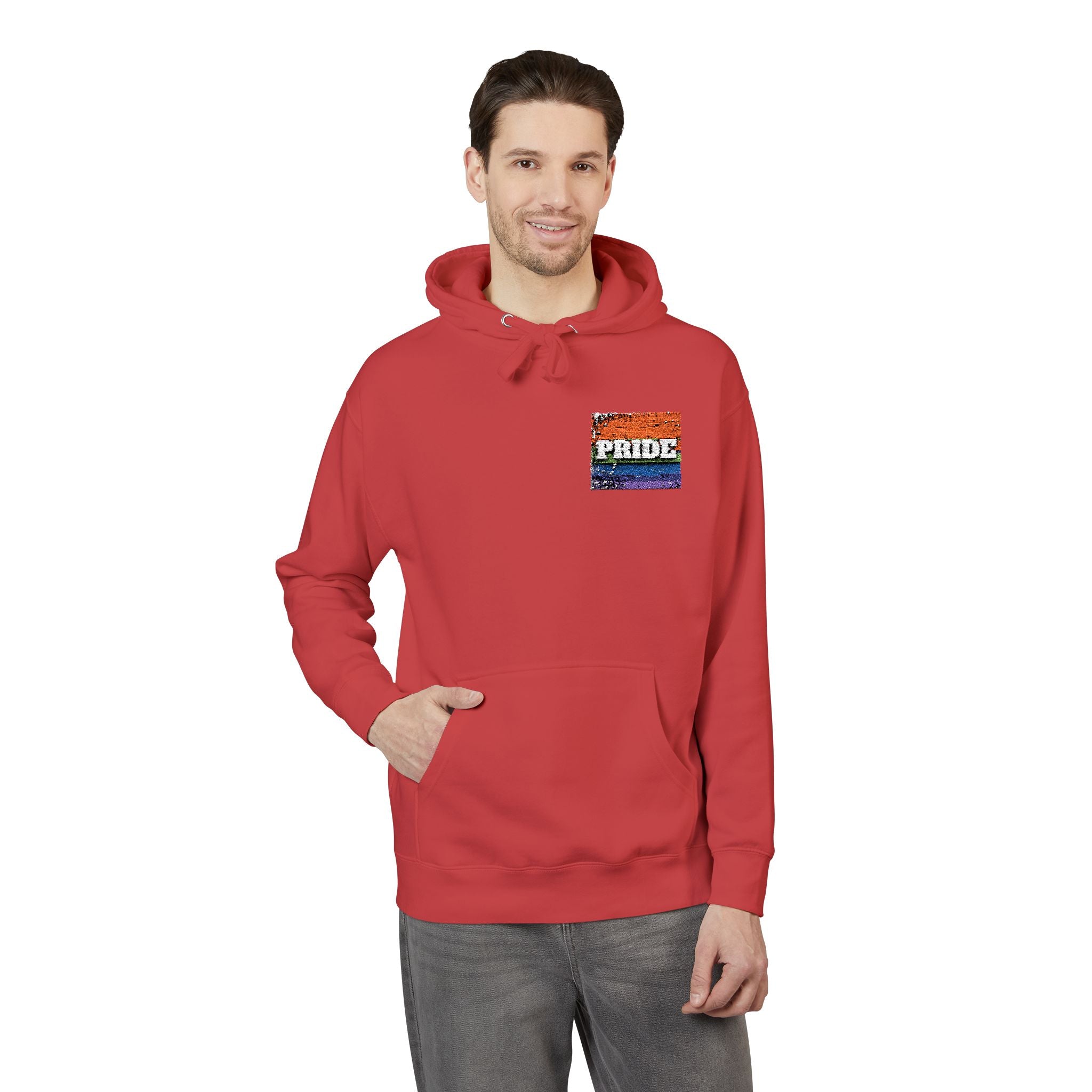 Pride Rainbow Unisex Fleece Hoodie