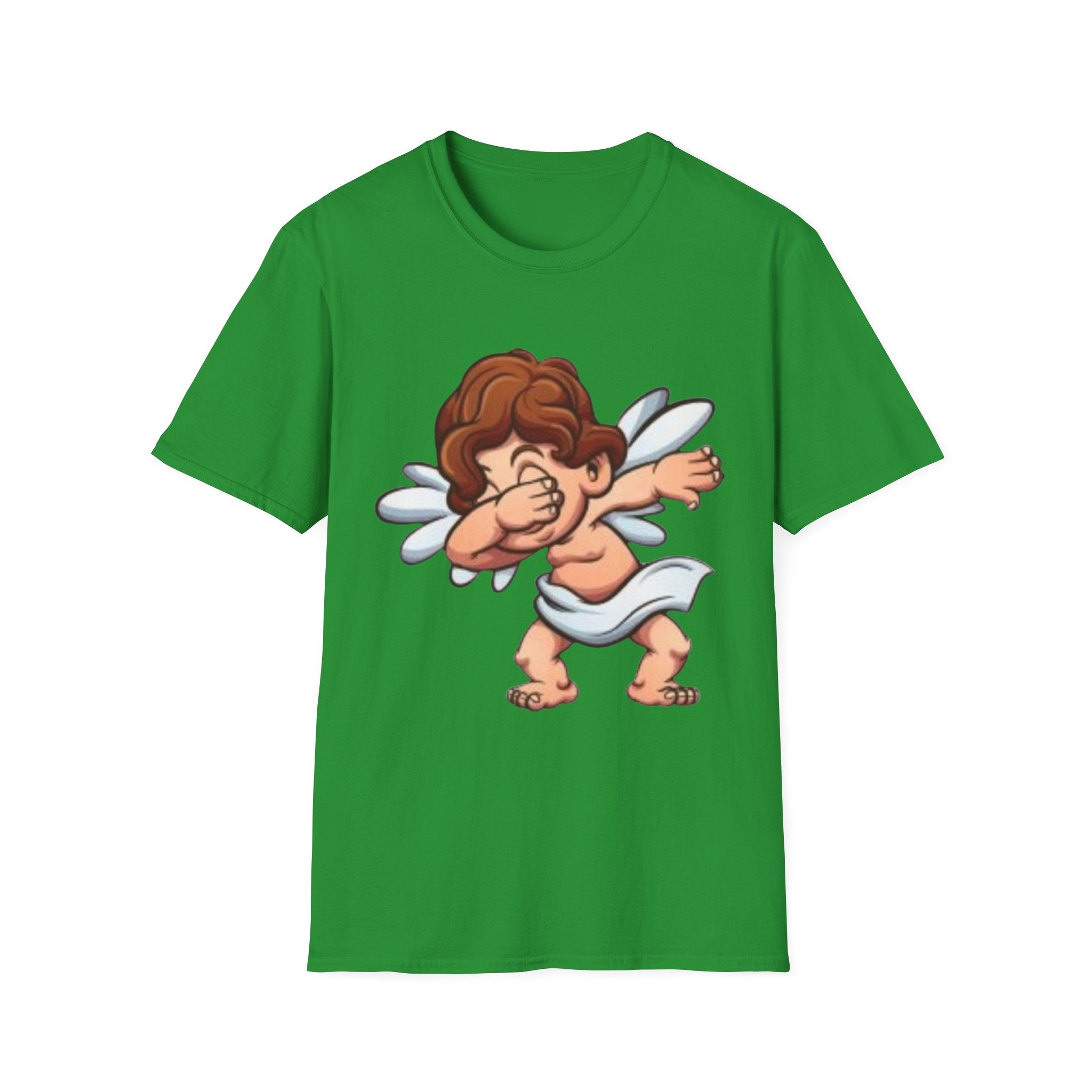 Dabbing Double Sided Angel & Devil Unisex Softstyle T-Shirt