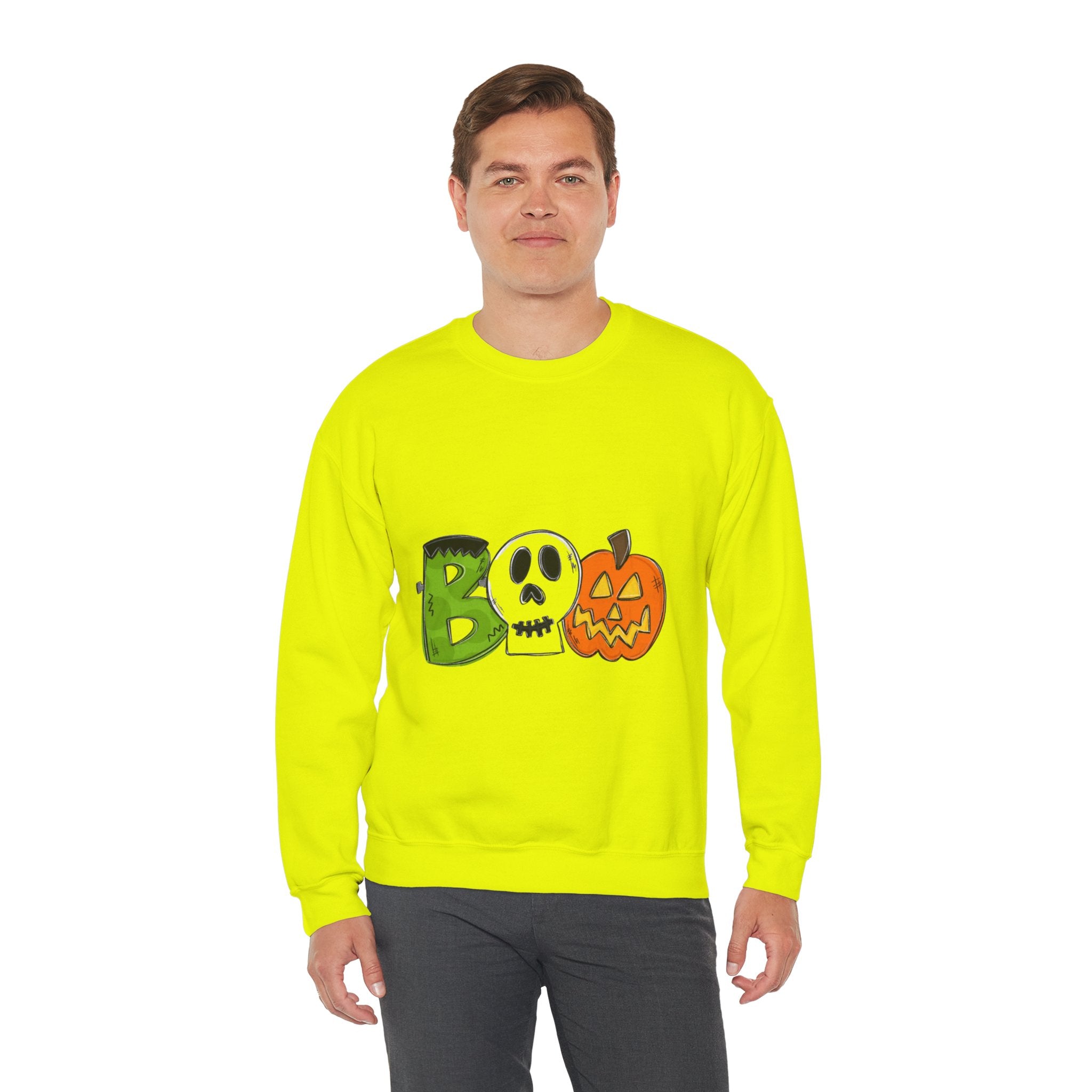 Halloween Boo Unisex Crewneck Sweatshirt