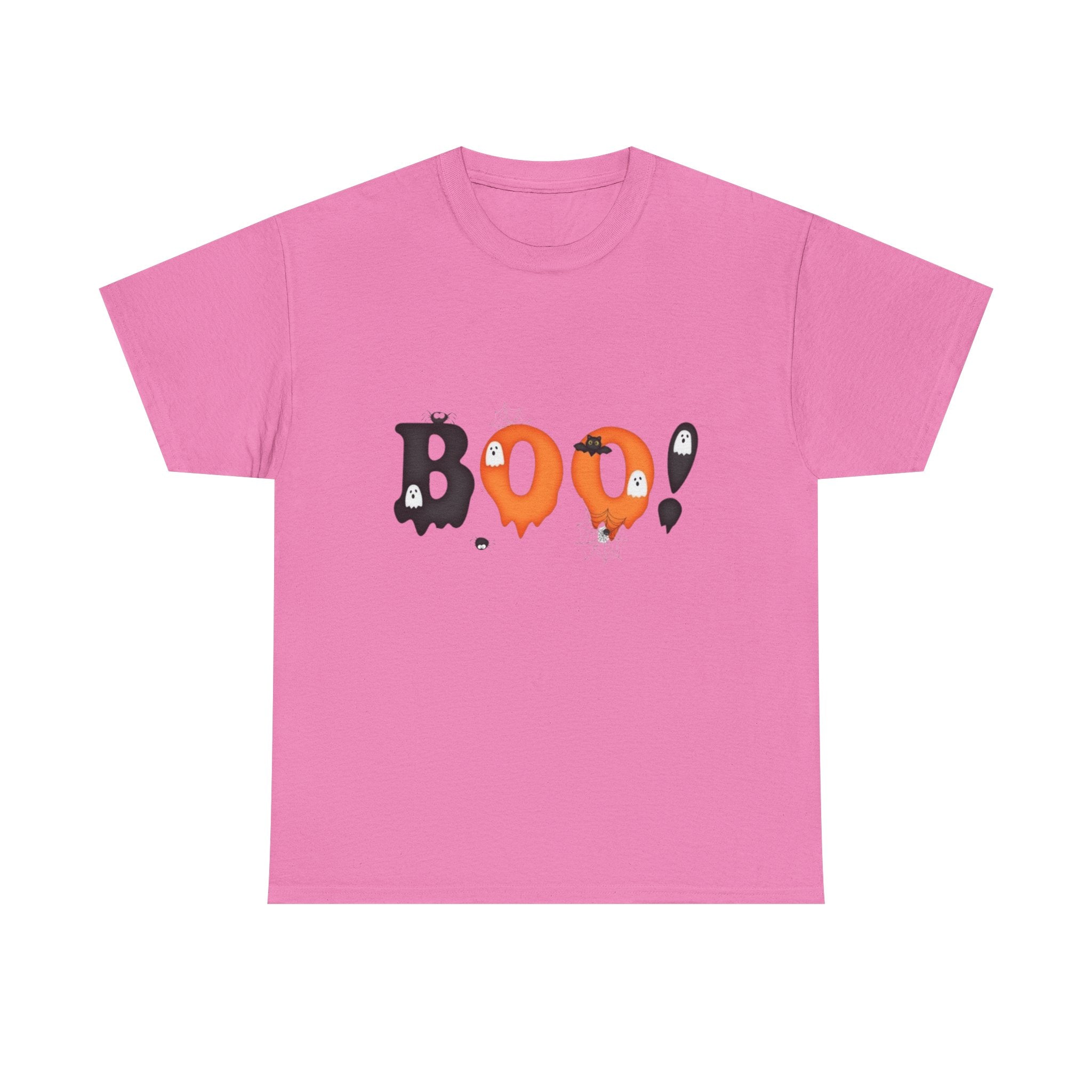 Halloween BOO! Unisex Short Sleeve Heavy Cotton T-Shirt