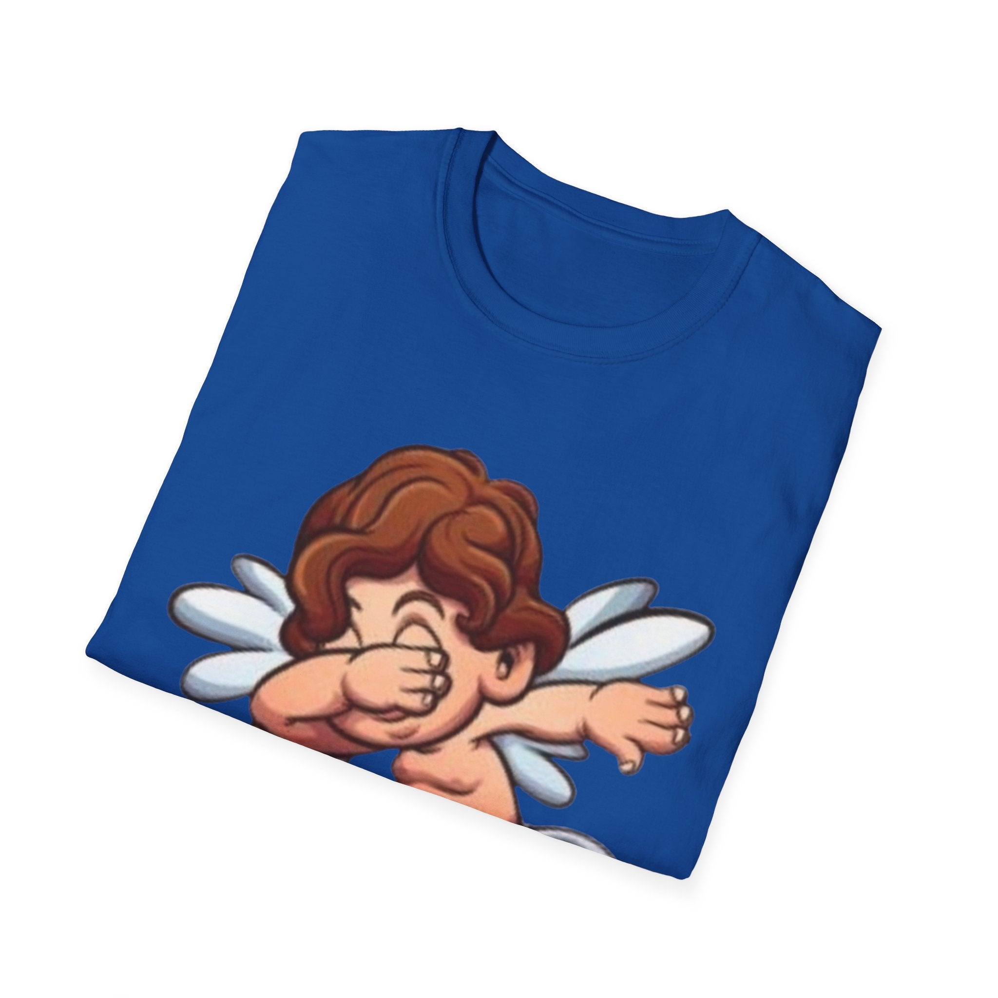 Dabbing Double Sided Angel & Devil Unisex Softstyle T-Shirt