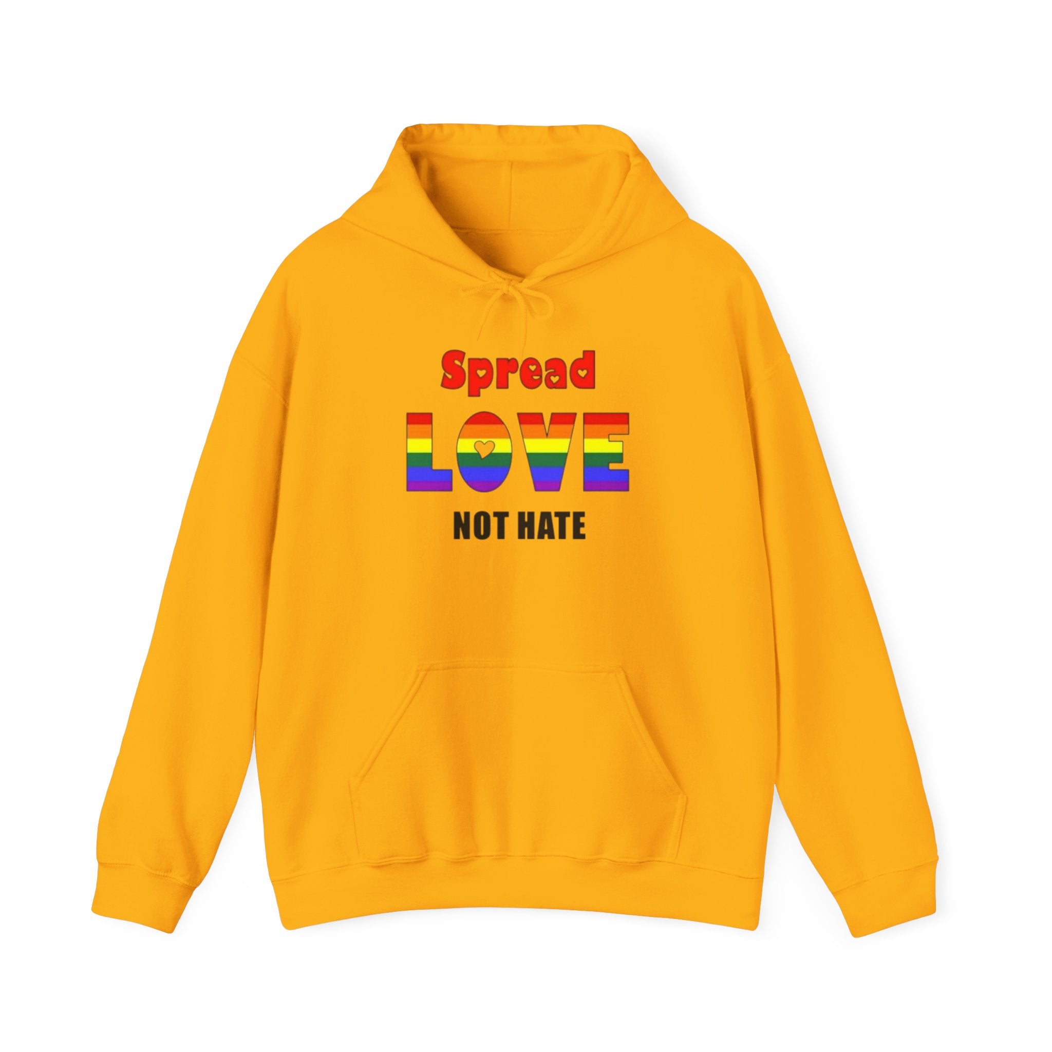 Spread Love Not Hate Unisex Hoodie