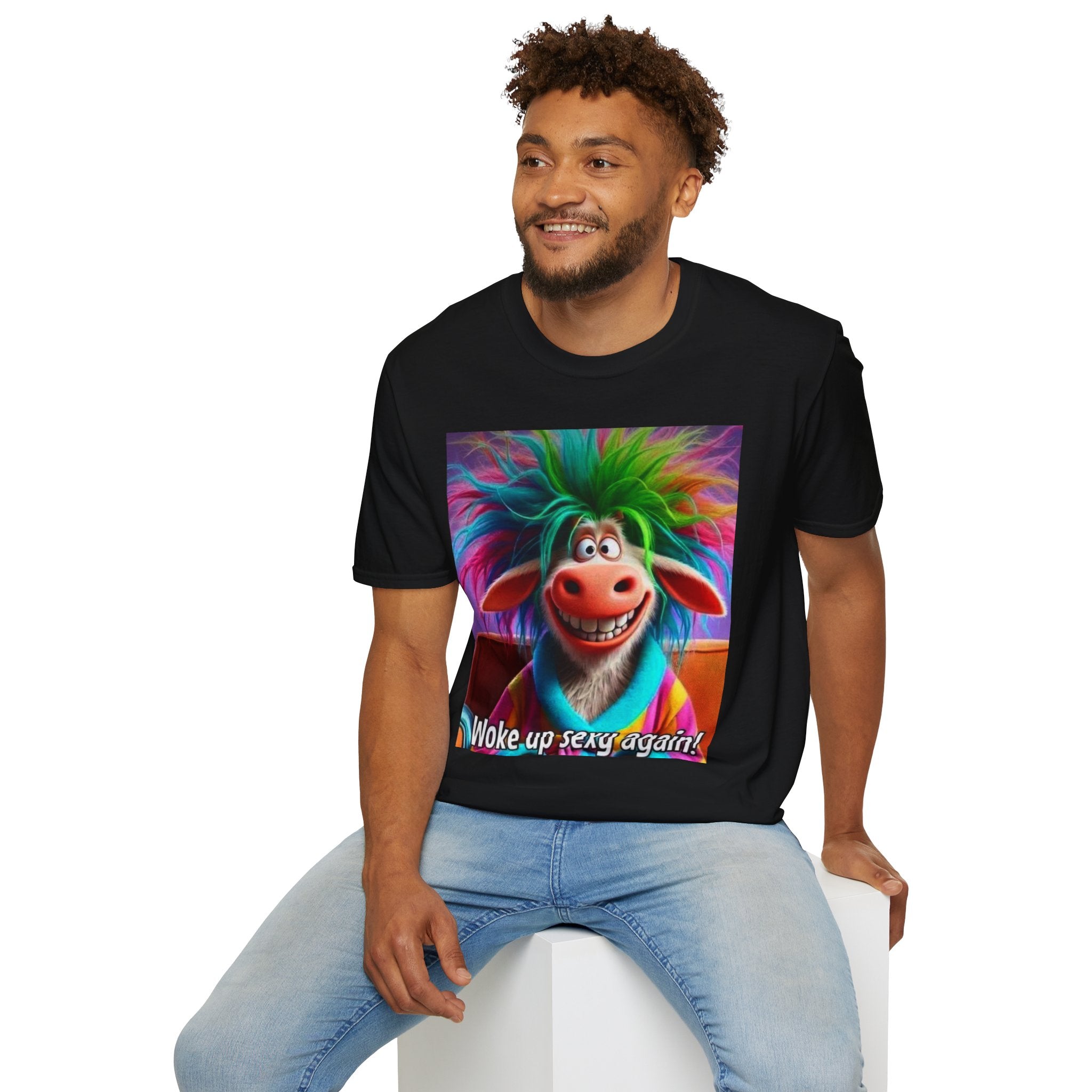 Woke Up Sexy Again Unisex Softstyle T-Shirt