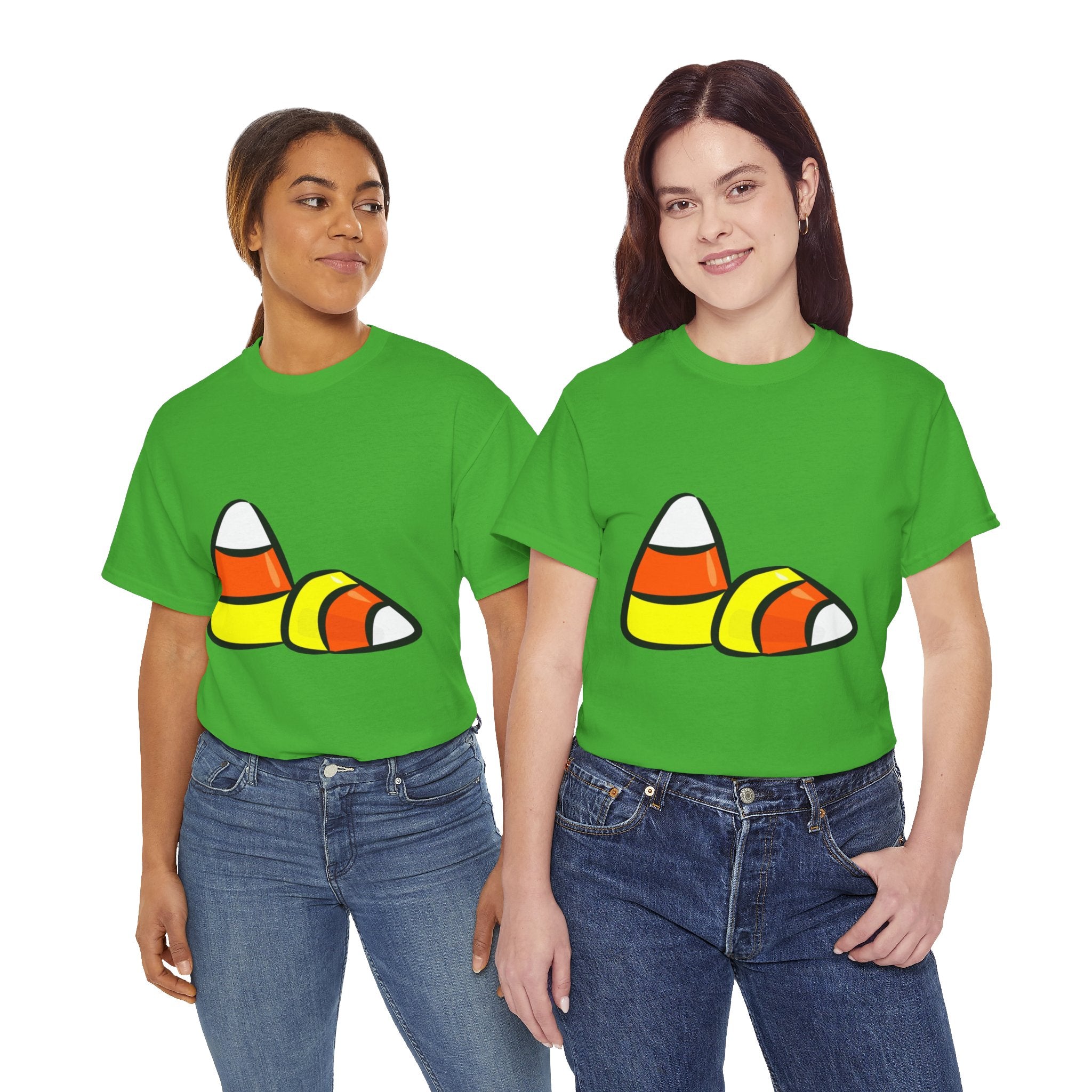 Halloween Candy Corn Unisex Heavy Cotton T-Shirt