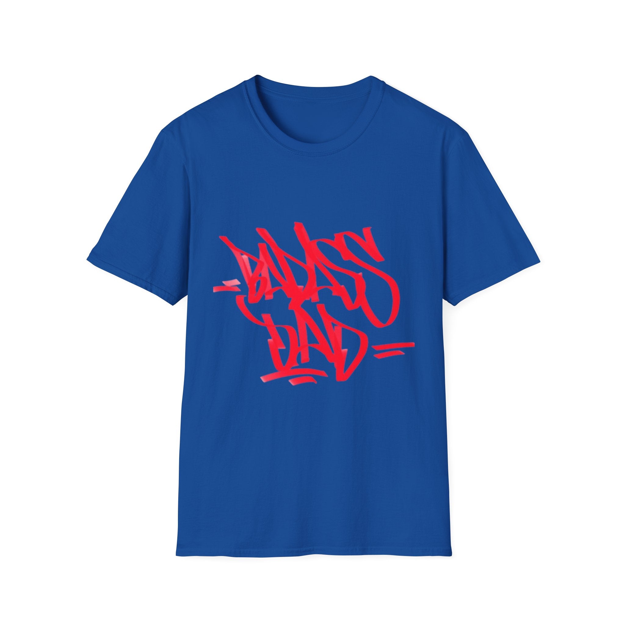 Red Graffiti Style Unisex Softstyle T-Shirt
