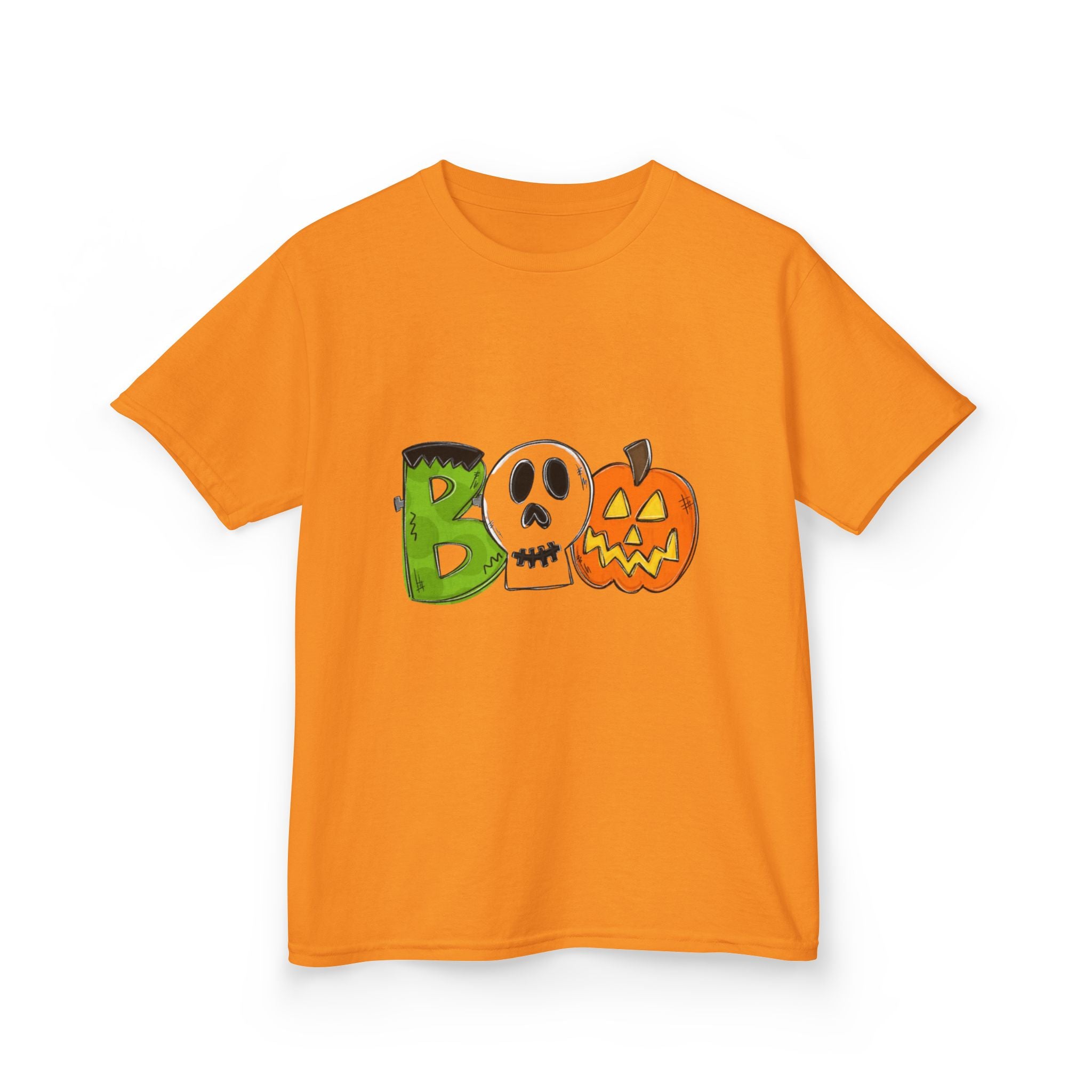 Halloween BOO Kids Short Sleeve T-Shirt