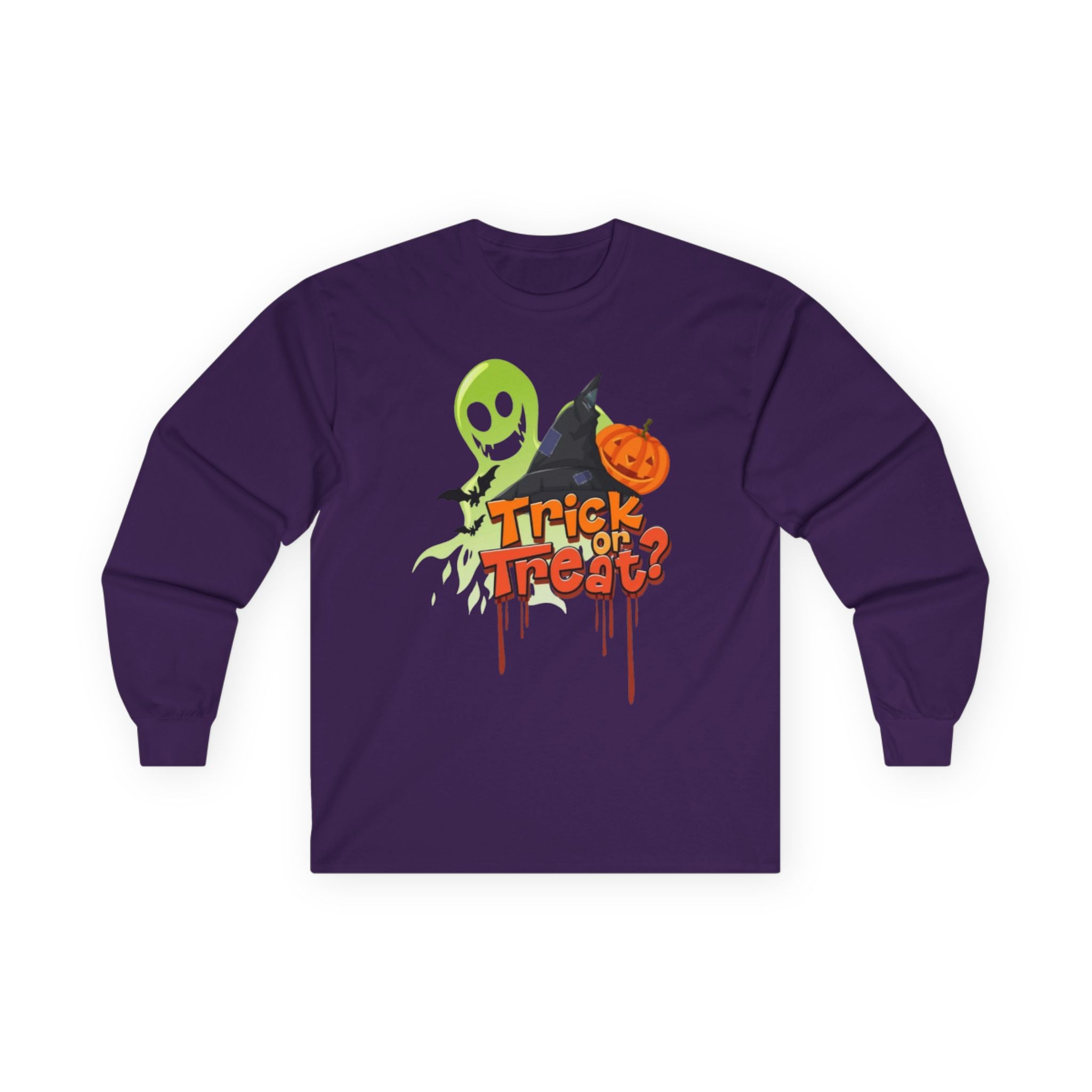 Halloween Trick or Treat Unisex Ultra Cotton Long Sleeve T-Shirt