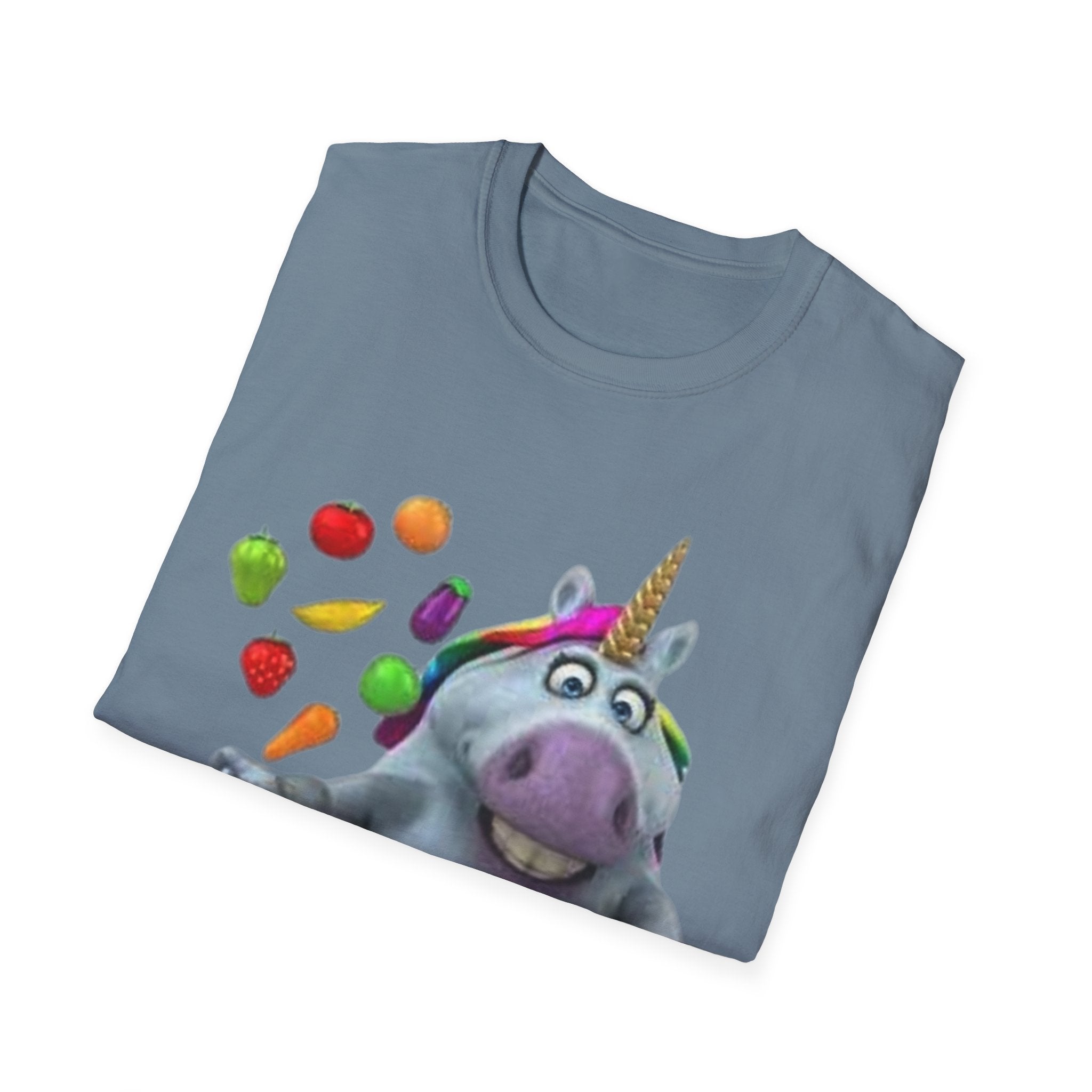 Juggling Health And Happiness Unicorn Unisex Softstyle T-Shirt
