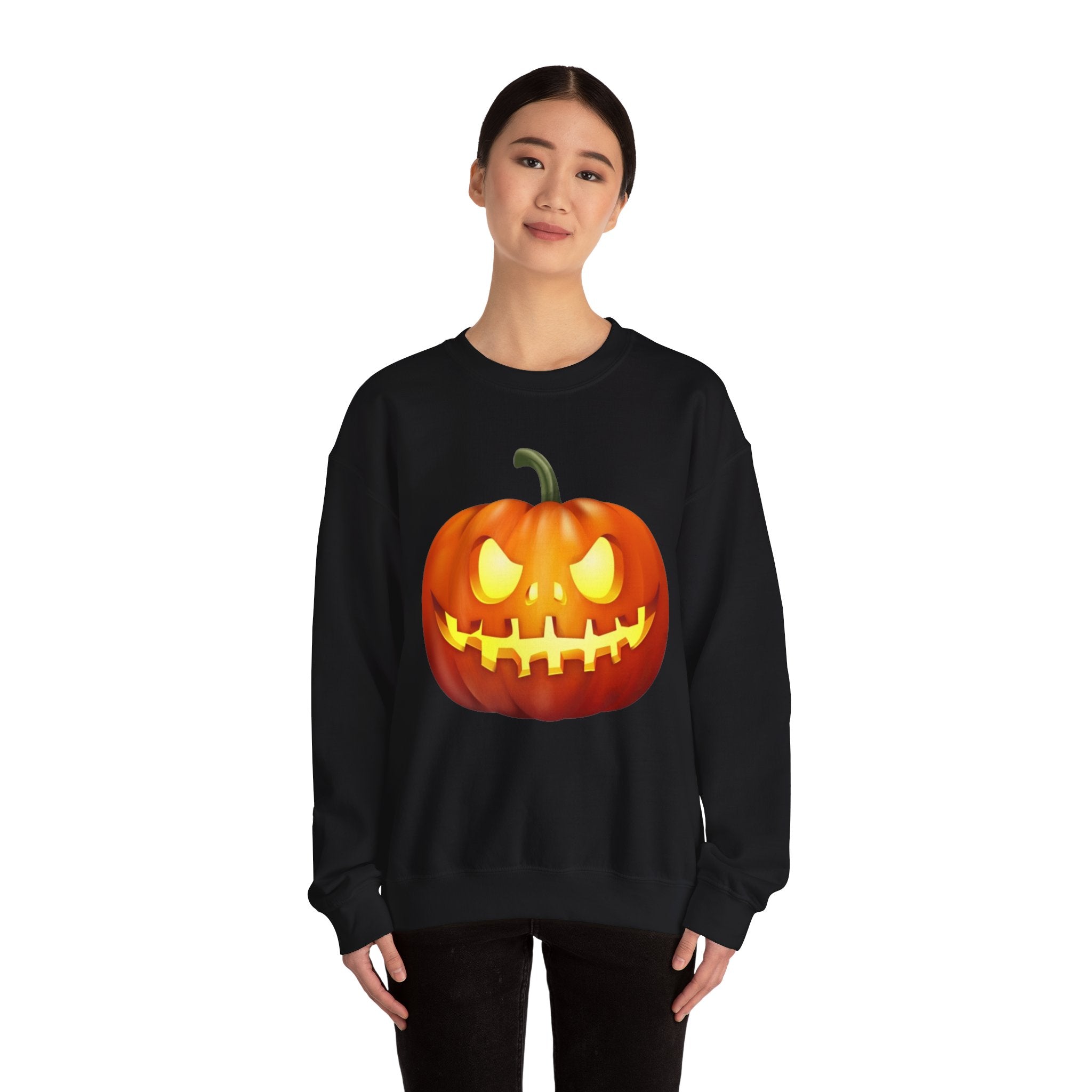 Halloween Pumpkin Unisex Heavy Blend™ Crewneck Sweatshirt