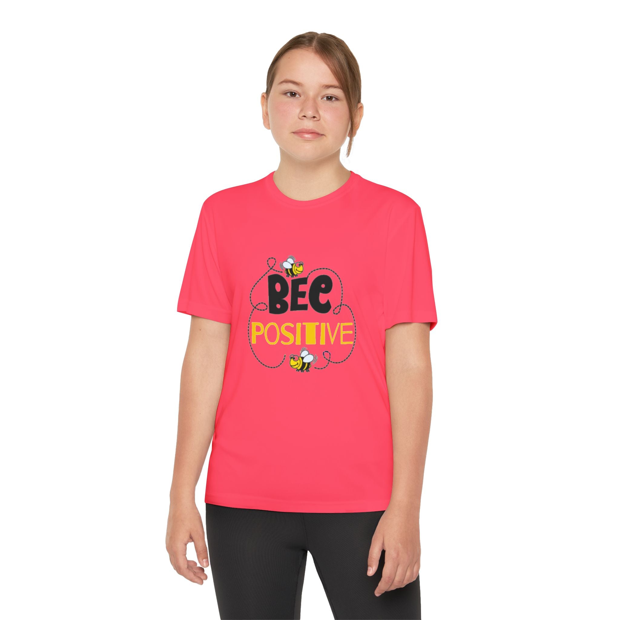 Bee Positive Youth Short Sleeve Competitor T-Shirt