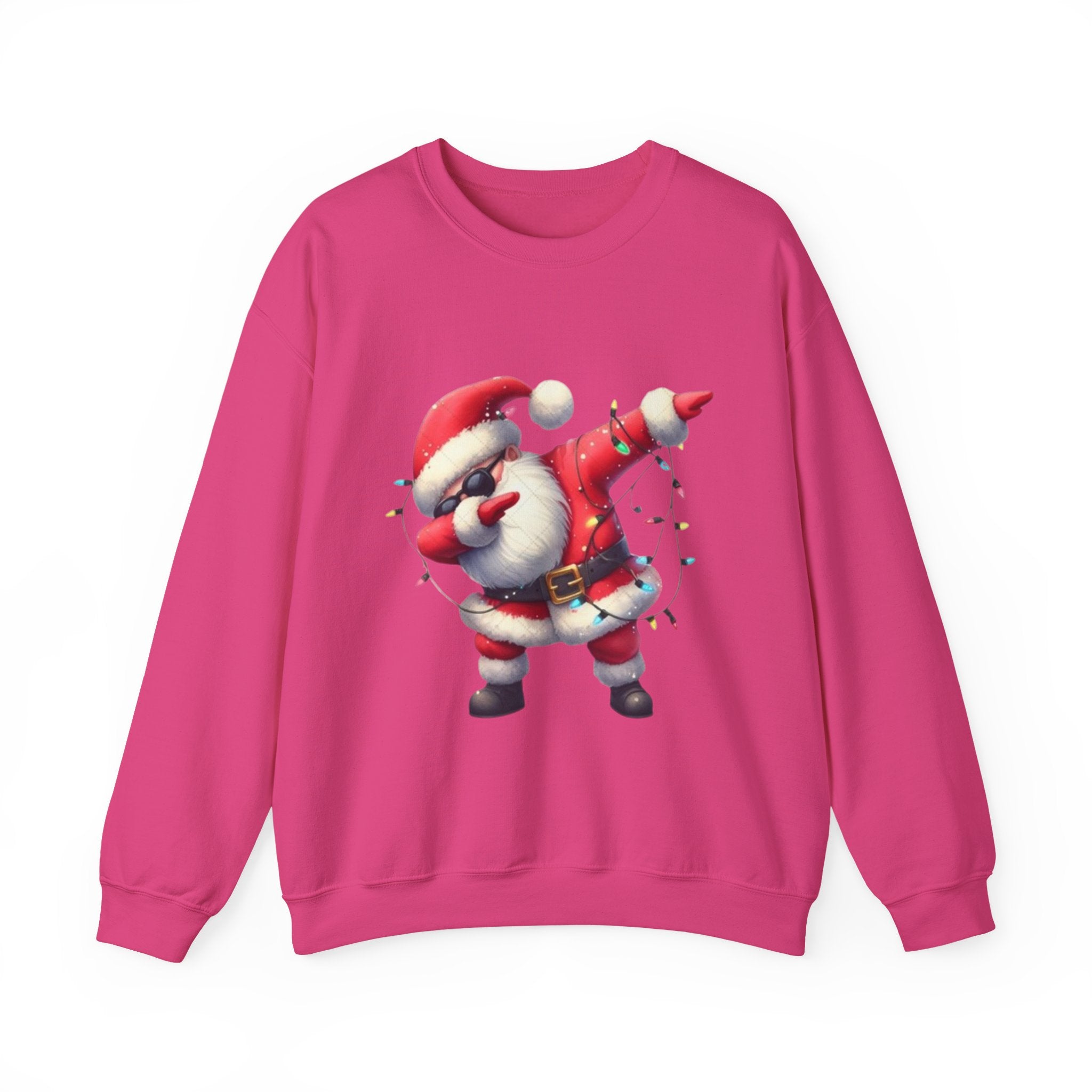 Santa Dabbing Unisex Heavy Blend™ Crewneck Sweatshirt