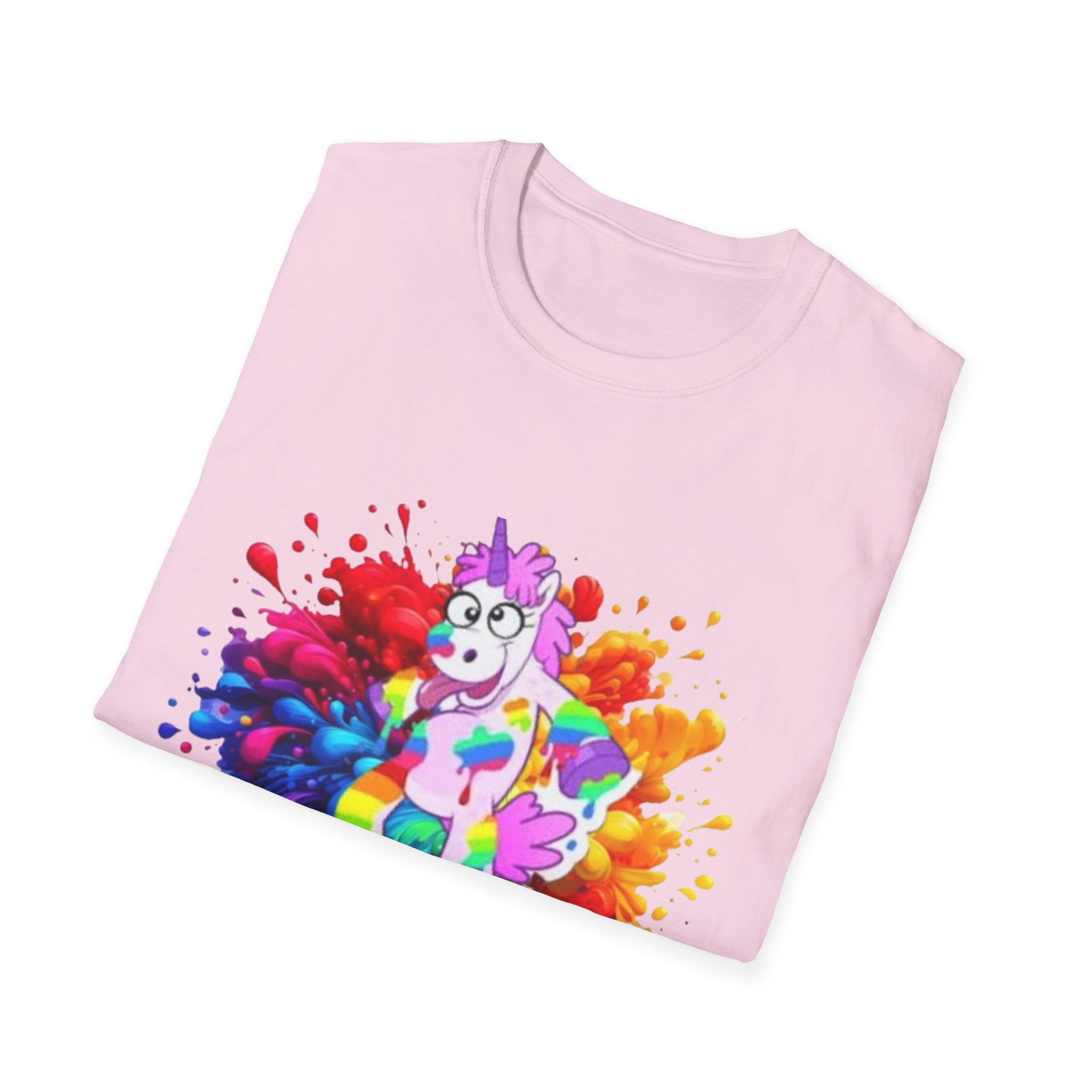 Drunk With Color Unicorn Unisex Softstyle T-Shirt