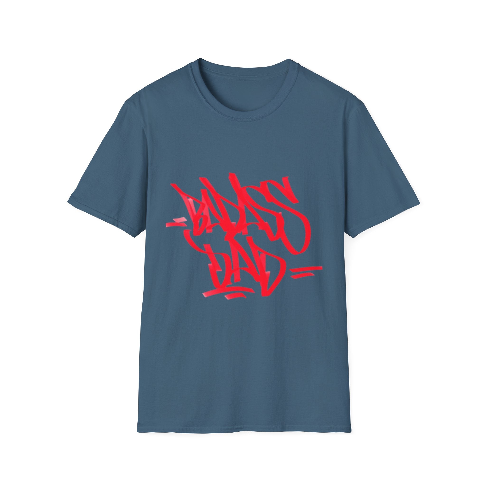 Red Graffiti Style Unisex Softstyle T-Shirt