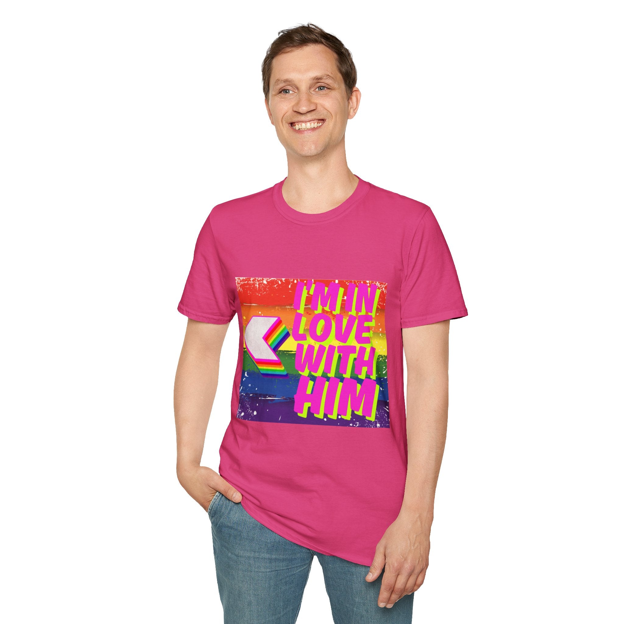 I'm In Love With Him Unisex Softstyle T-Shirt