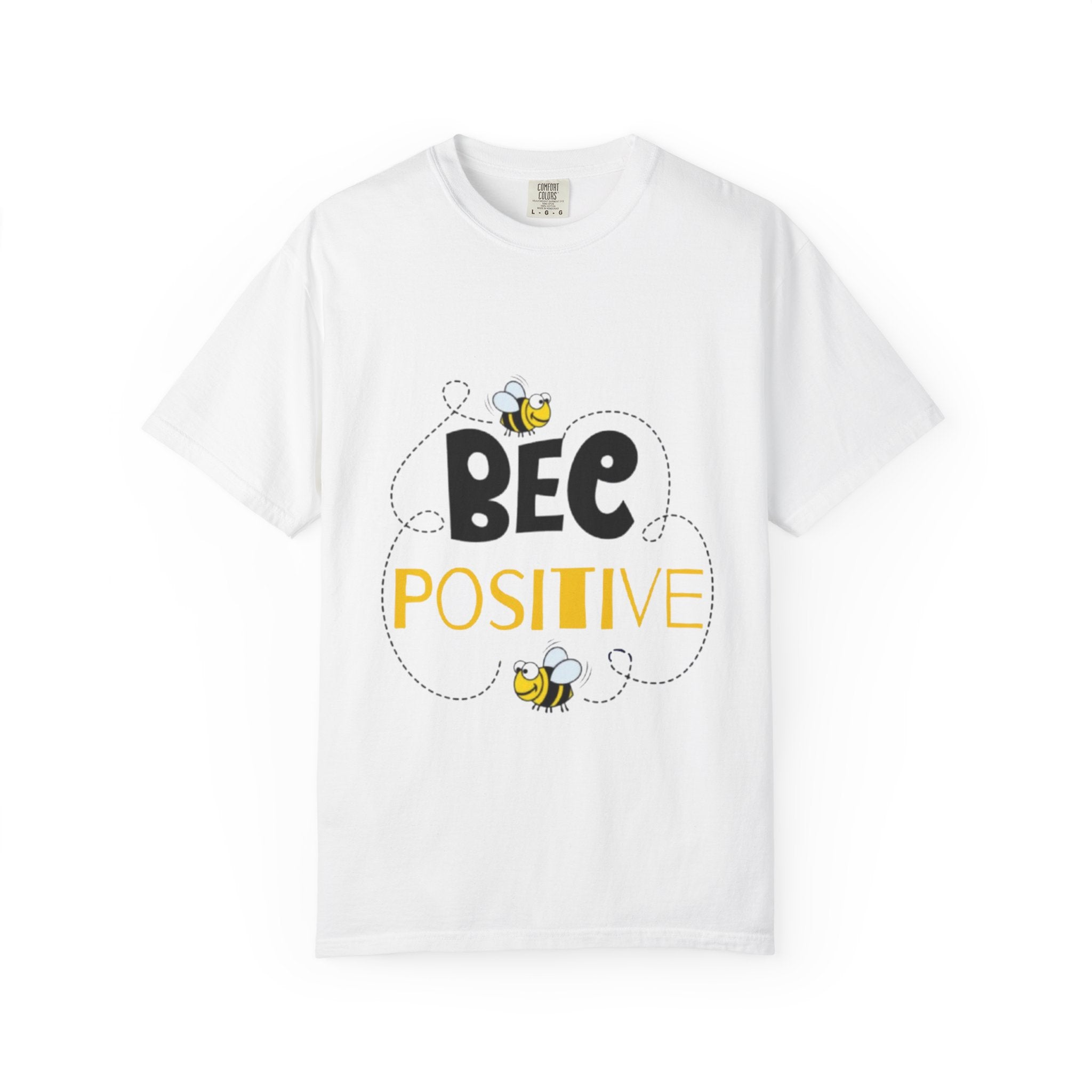 Bee Positive Unisex Garment-Dyed T-Shirt