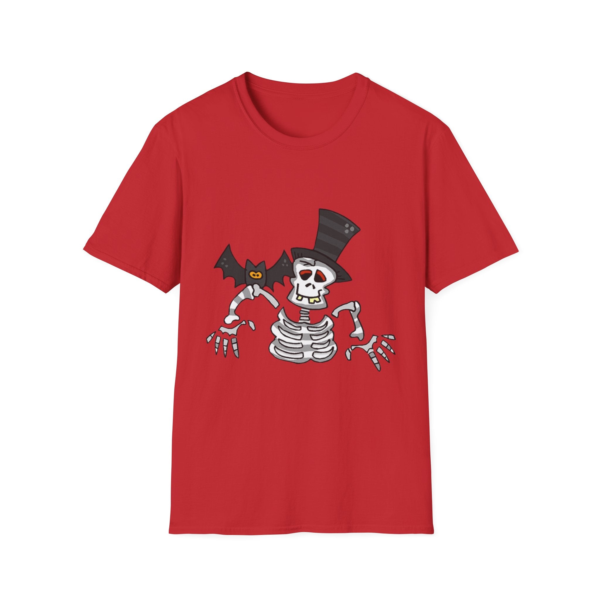 Halloween Skeleton Unisex Softstyle T-Shirt