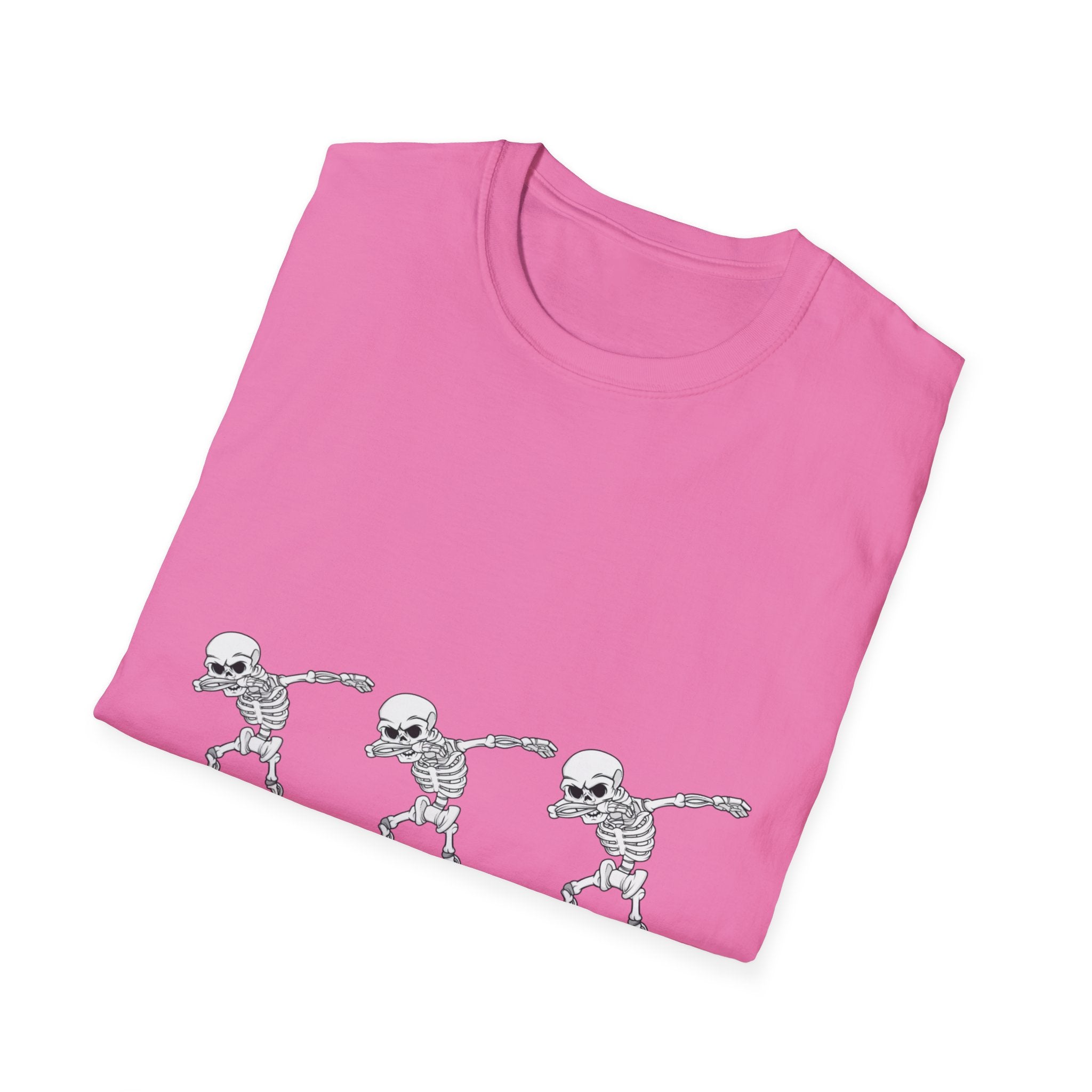 Dabbing Skeleton Dance Unisex Softstyle T-Shirt