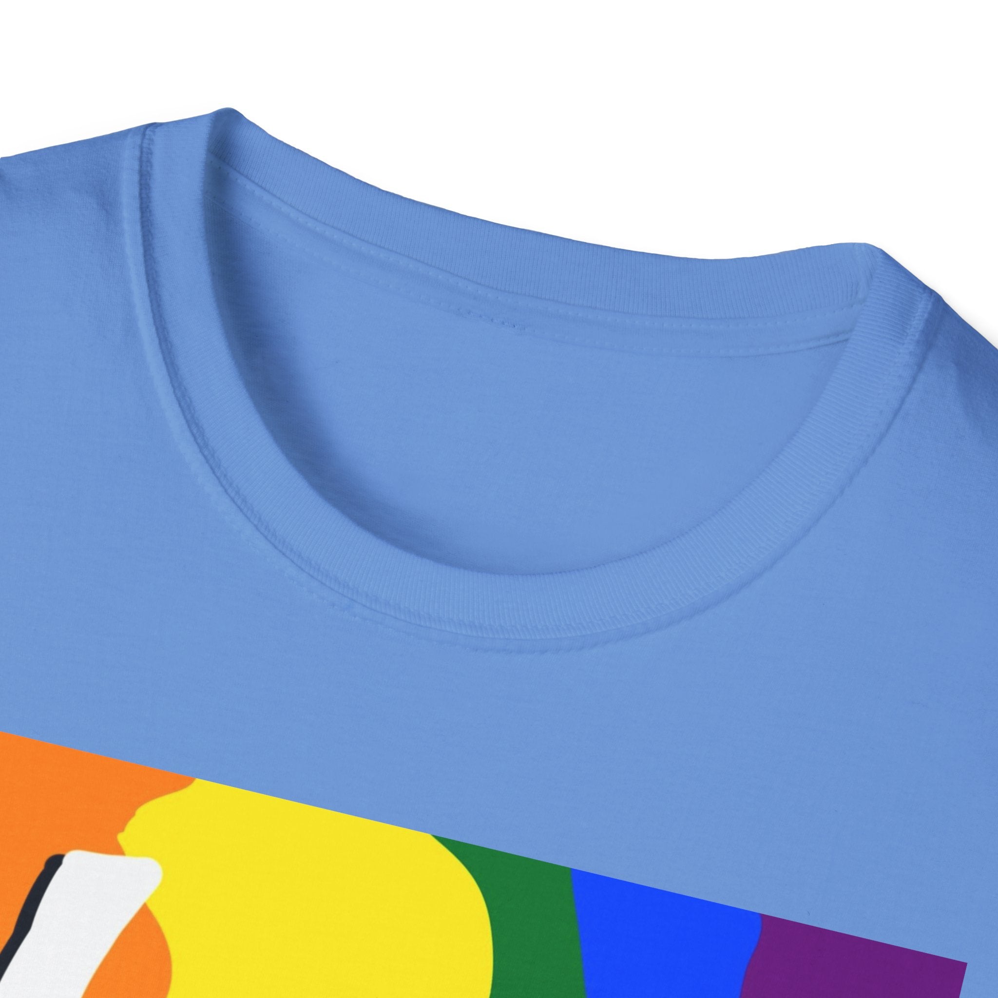 Colorful Pride Love is Love Unisex Softstyle T-Shirt