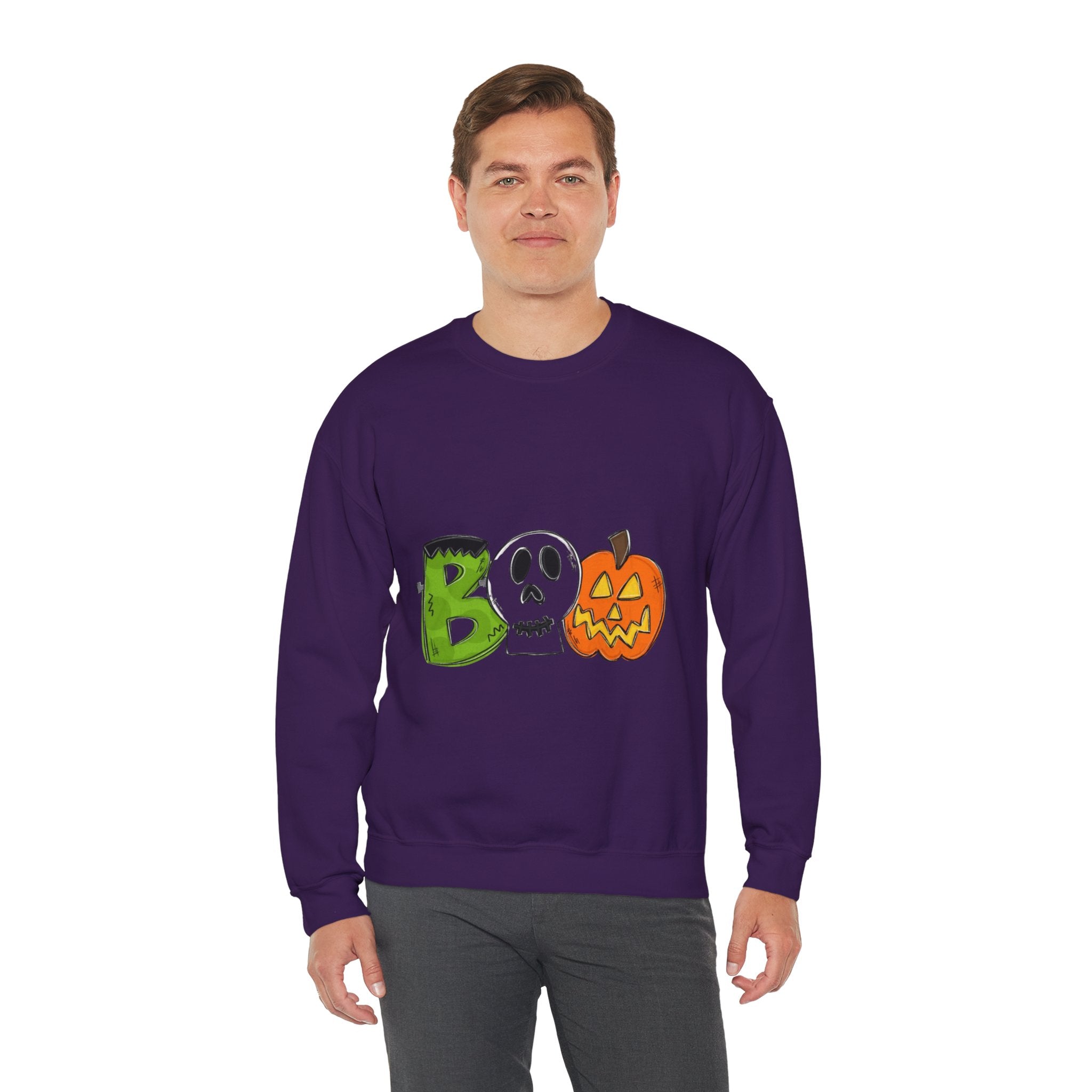 Halloween Boo Unisex Crewneck Sweatshirt