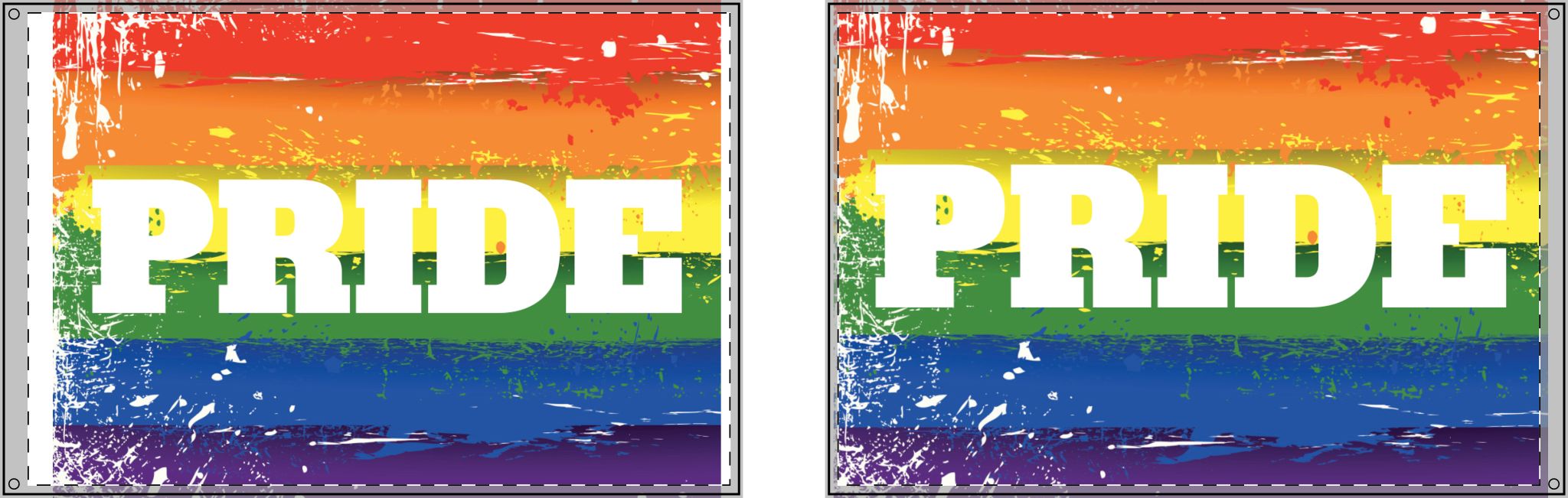 Double Sided PRIDE Flag