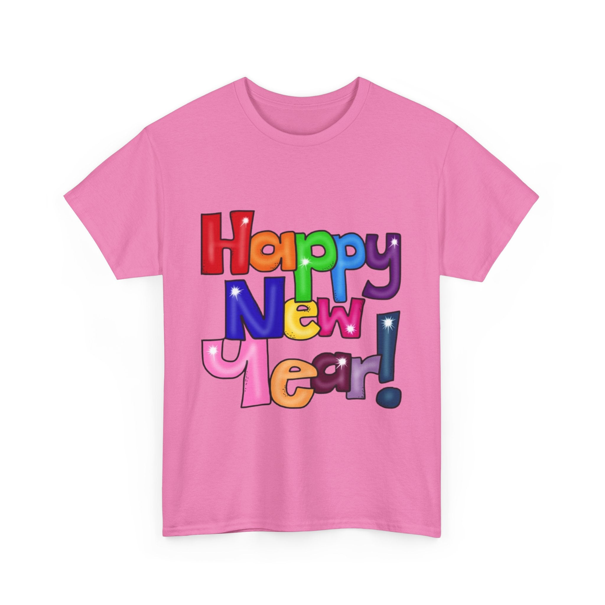 2026 Happy New Year DOUBLE SIDED Unisex Heavy Cotton T-Shirt