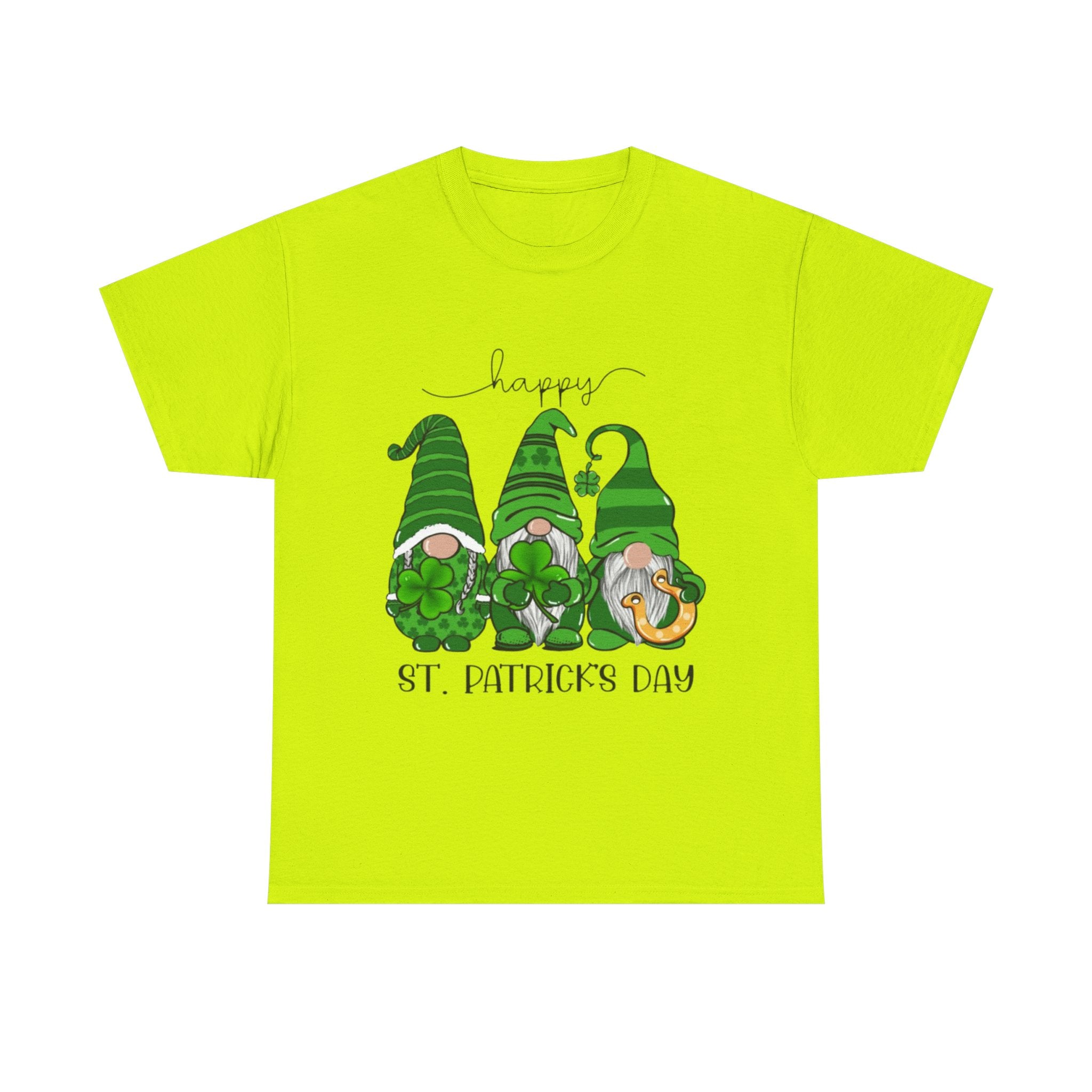 Happy St. Patrick’s Day Gnome Unisex Heavy Cotton T-Shirt