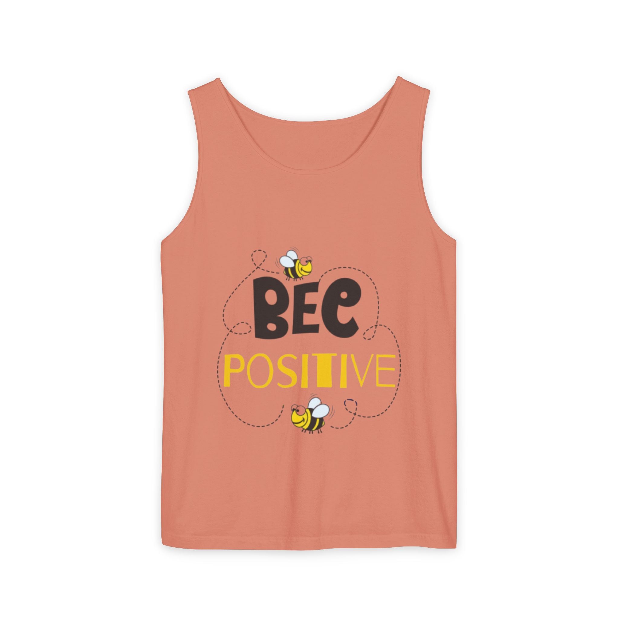 Bee Positive Unisex Garment-Dyed Tank Top