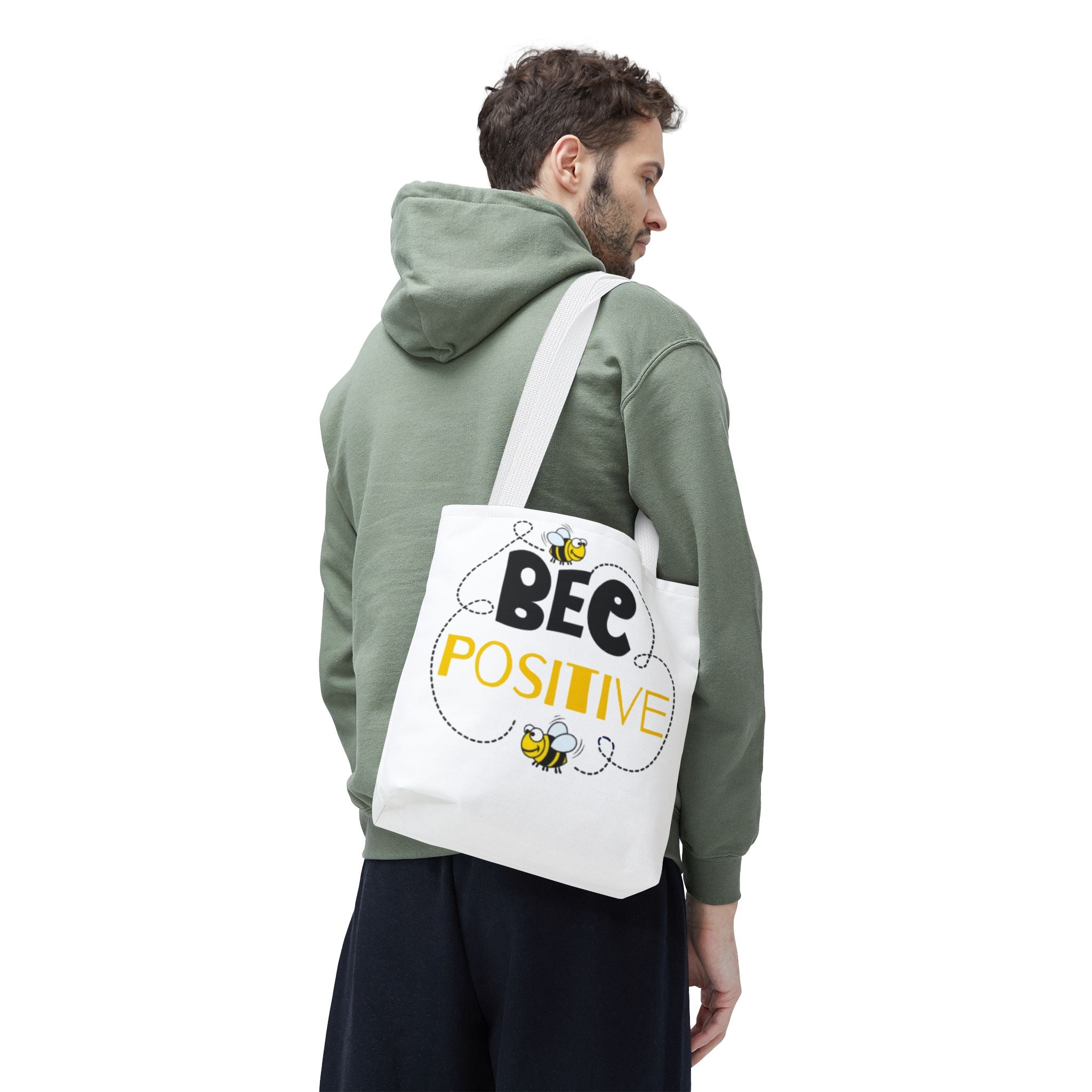 Bee Positive Eco-Friendly Tote Bag