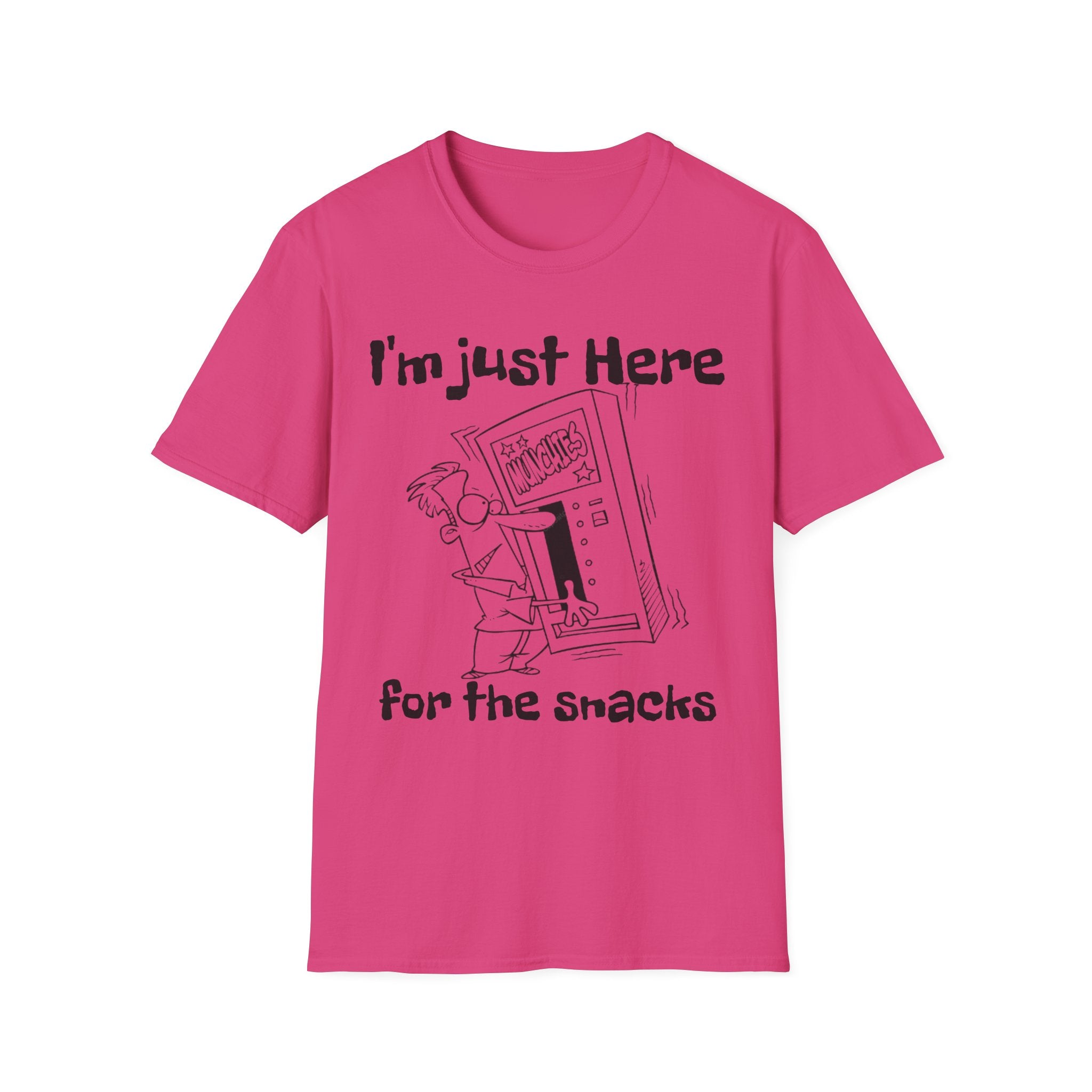 I'm Just Here For The Snacks Unisex SoftstyleT-Shirt