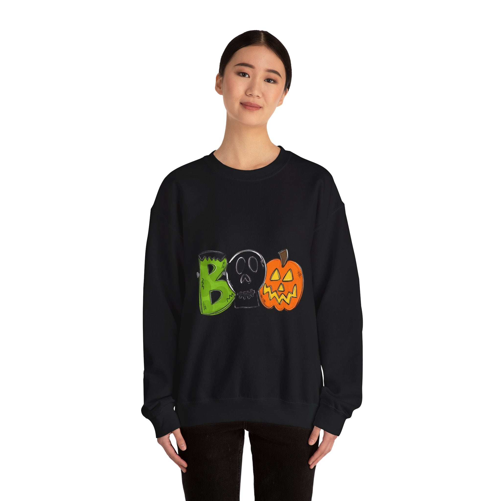 Halloween Boo Unisex Crewneck Sweatshirt