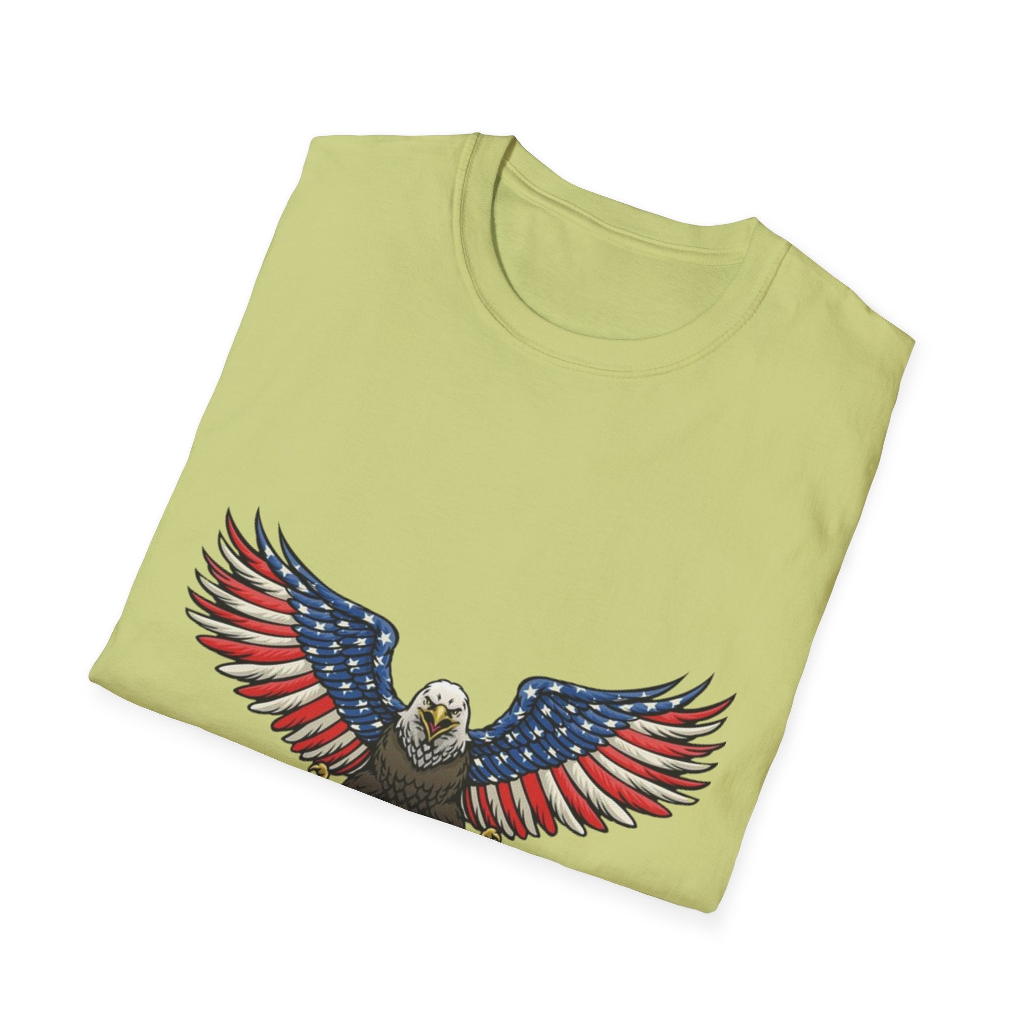 Patriotic Eagle Unisex Softstyle T-Shirt